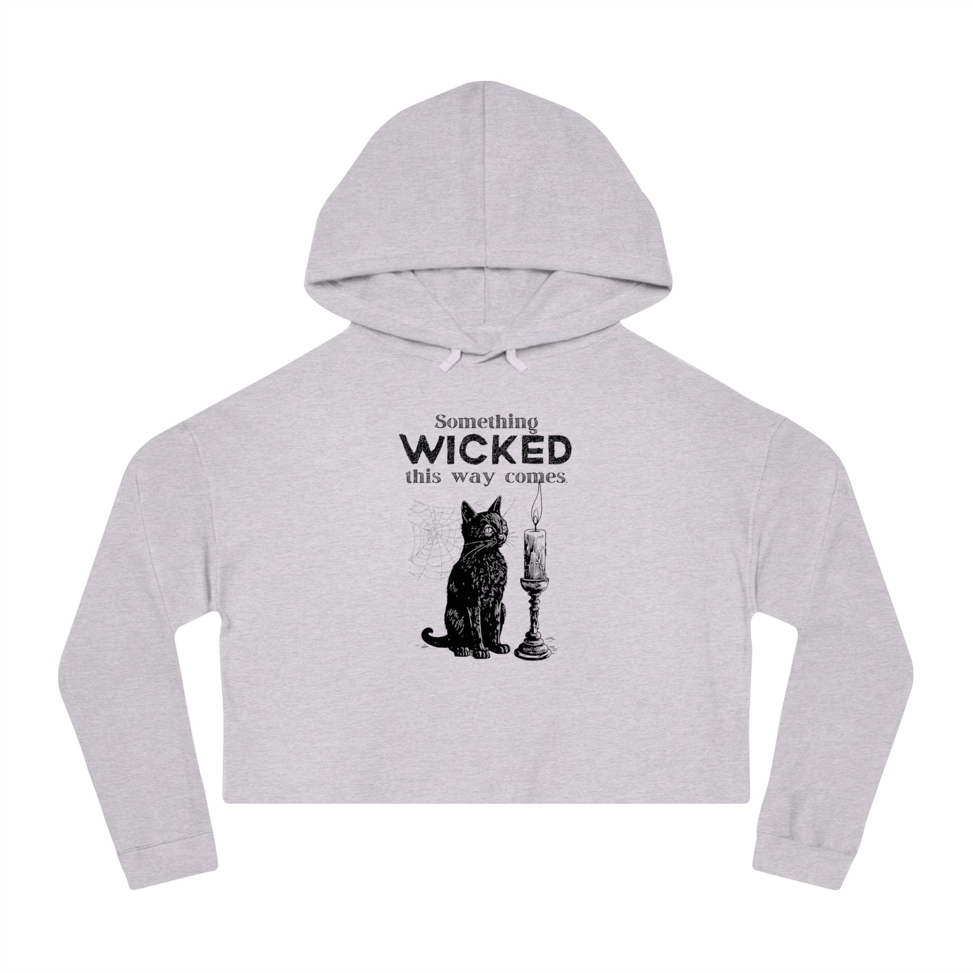 Something Wicked Women's Cropped Hooded Sweatshirt - Hoodie - EpiAl's Shop