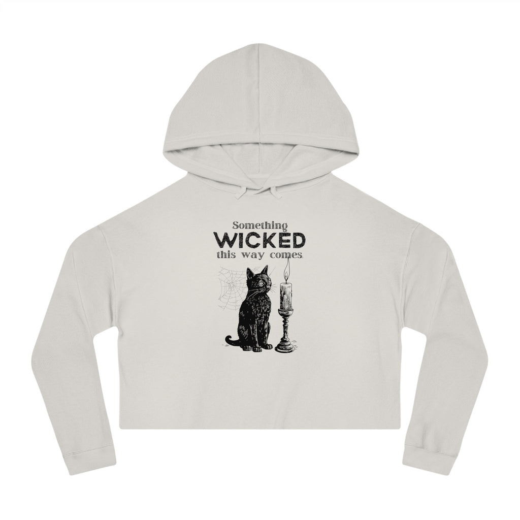 Something Wicked Women's Cropped Hooded Sweatshirt - Hoodie - EpiAl's Shop