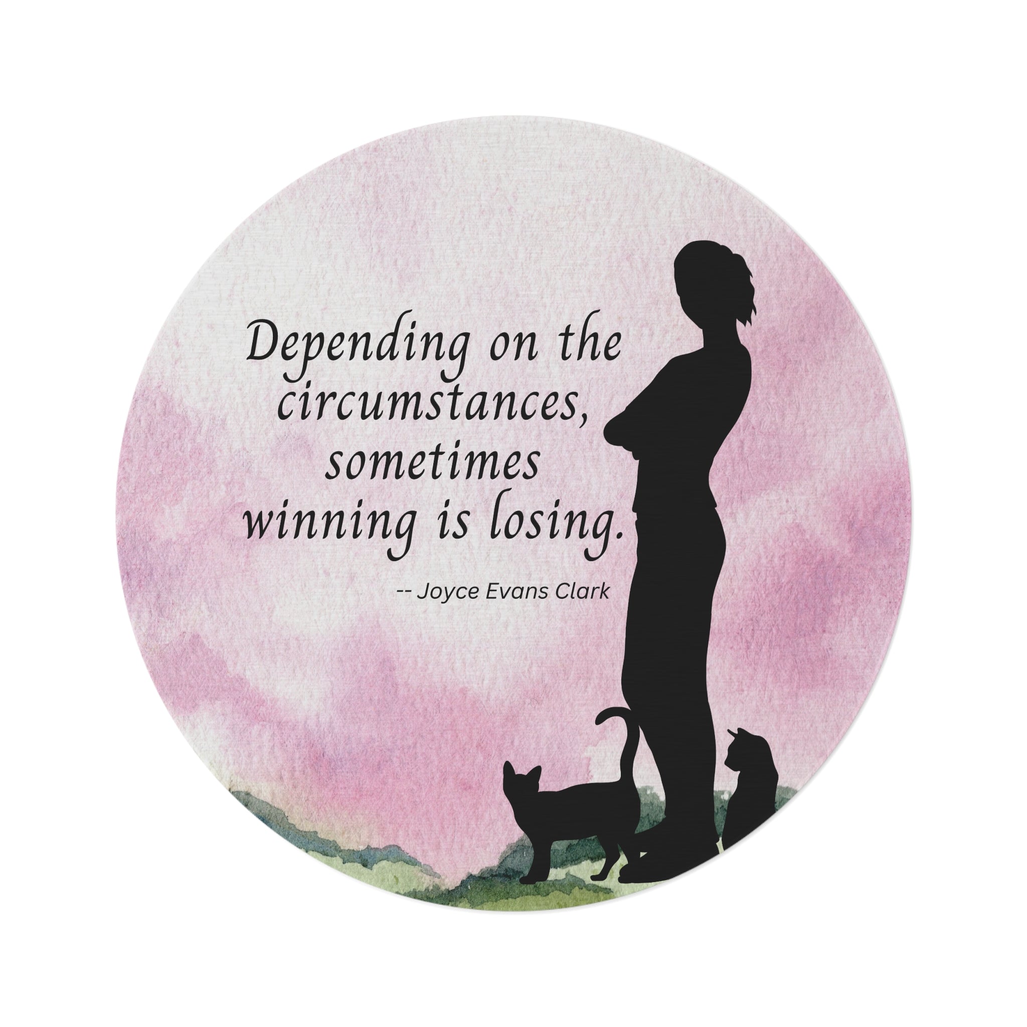Sometimes Winning is Losing Round Rug - Decor, Home, Rugs & Doormats - EpiAl's Shop