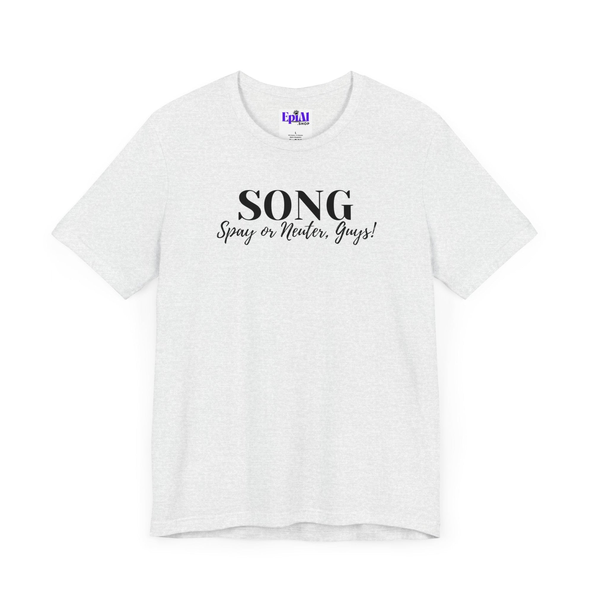 SONG Unisex Jersey Short Sleeve Tee - T - Shirt - Epileptic Al’s Shop
