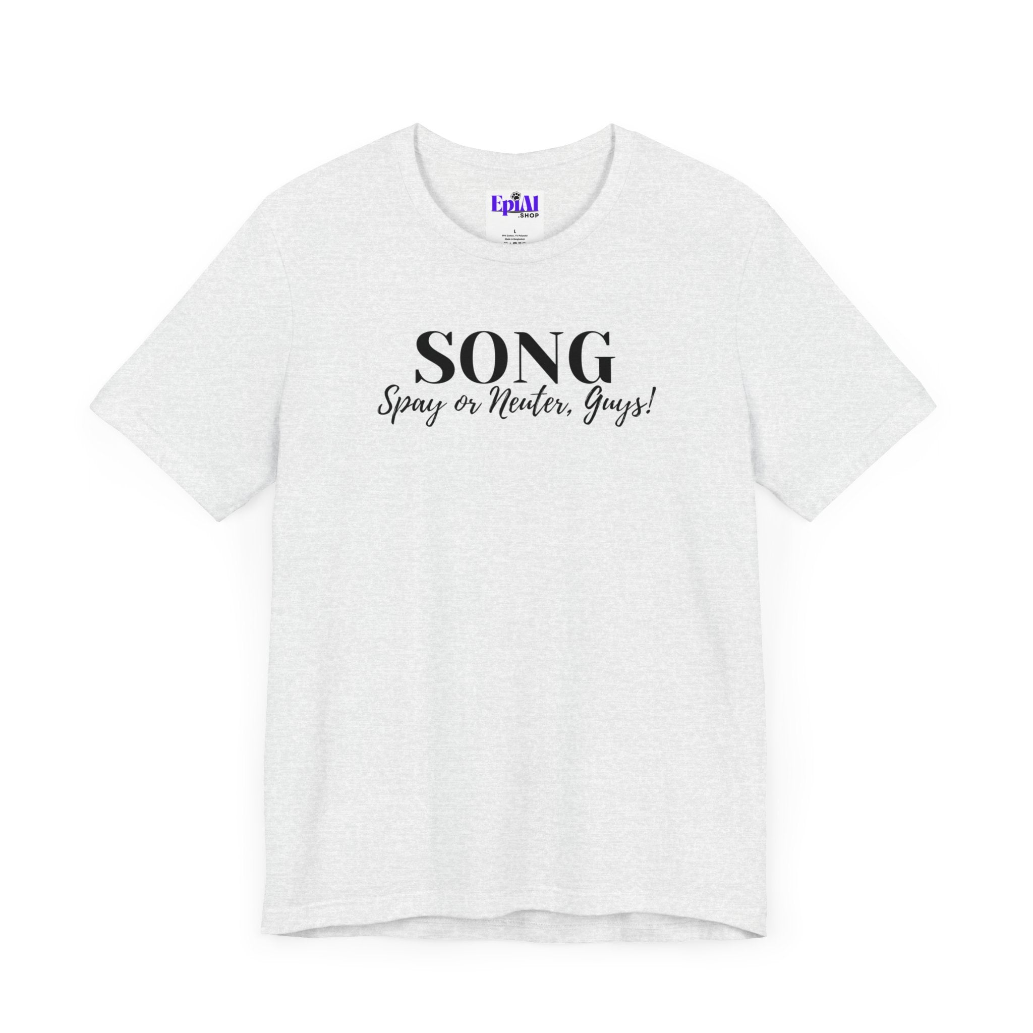 SONG Unisex Jersey Short Sleeve Tee - T - Shirt - Epileptic Al’s Shop