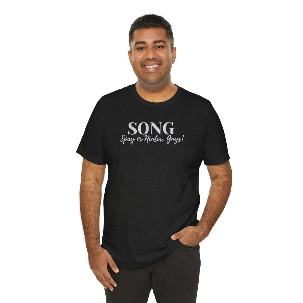 SONG Unisex Jersey Short Sleeve Tee - T - Shirt - Epileptic Al’s Shop