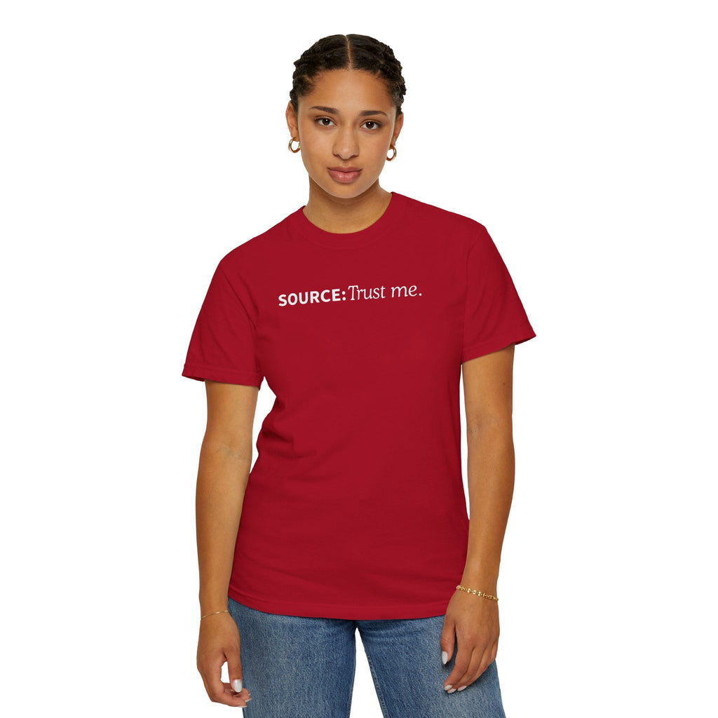 Source: Trust Me T-Shirt | Political Parody Tee - Clothing, Unisex, T-Shirts - EpiAl's Shop