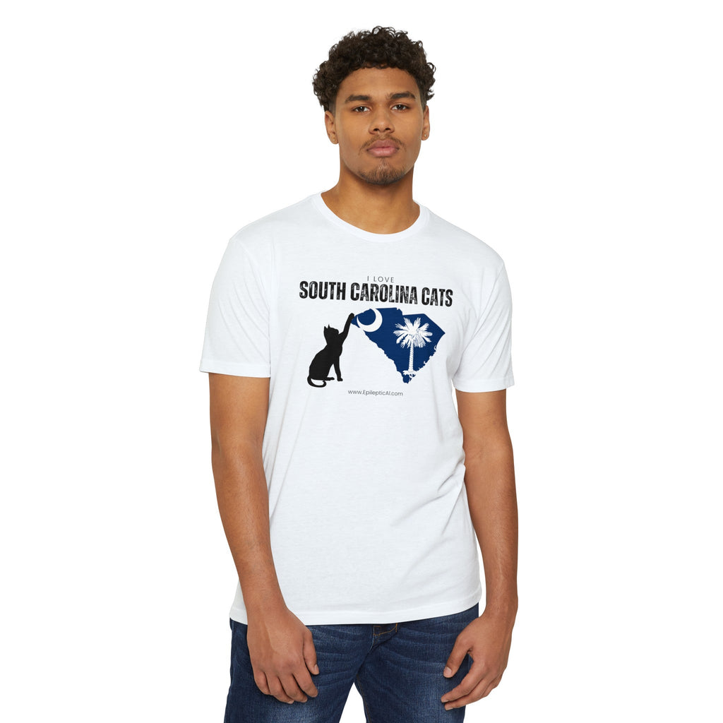 South Carolina Cats Unisex CVC Jersey T - shirt - T - Shirt - Epileptic Al’s Shop