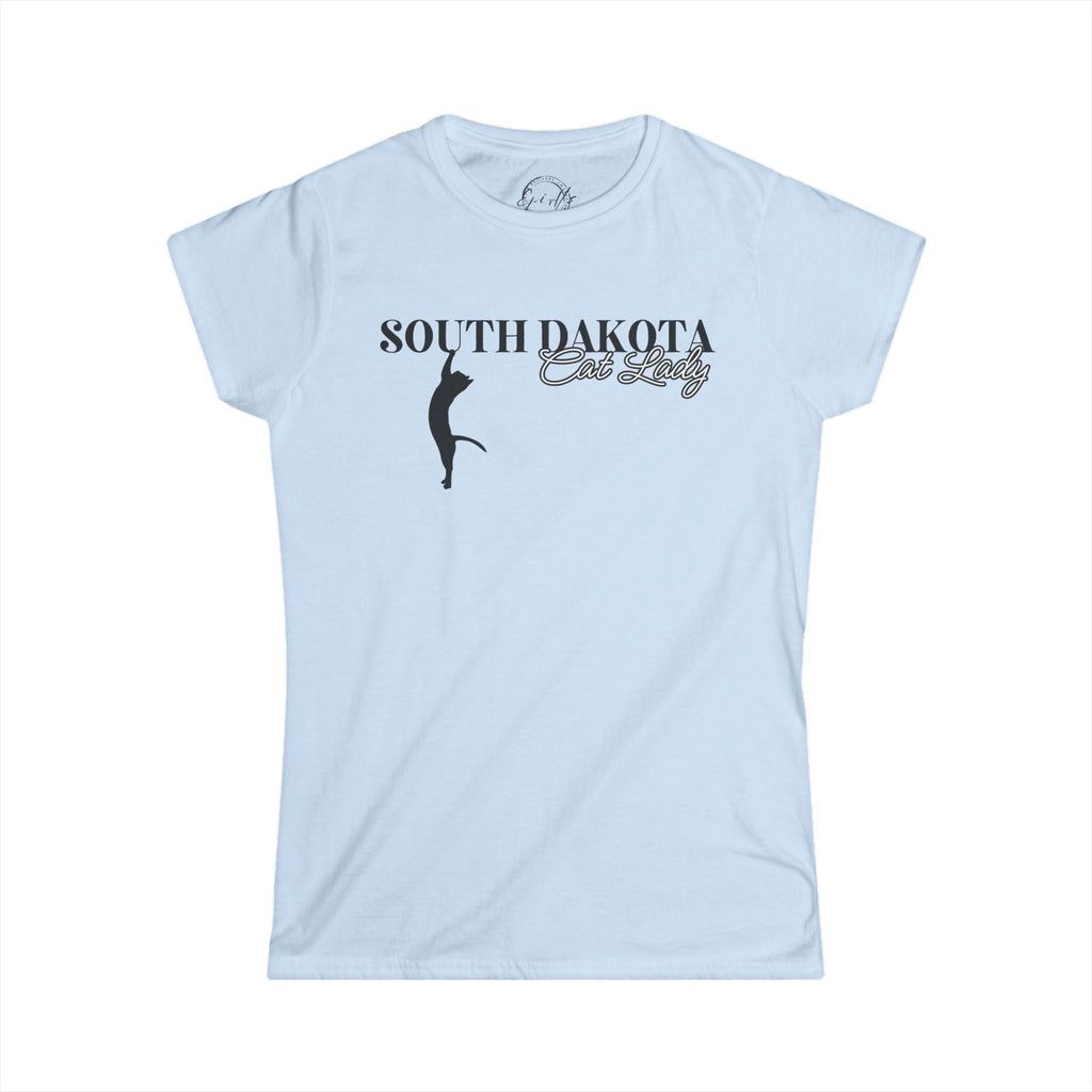 South Dakota Cat Lady Softstyle Tee - T - Shirt - EpiAl's Shop