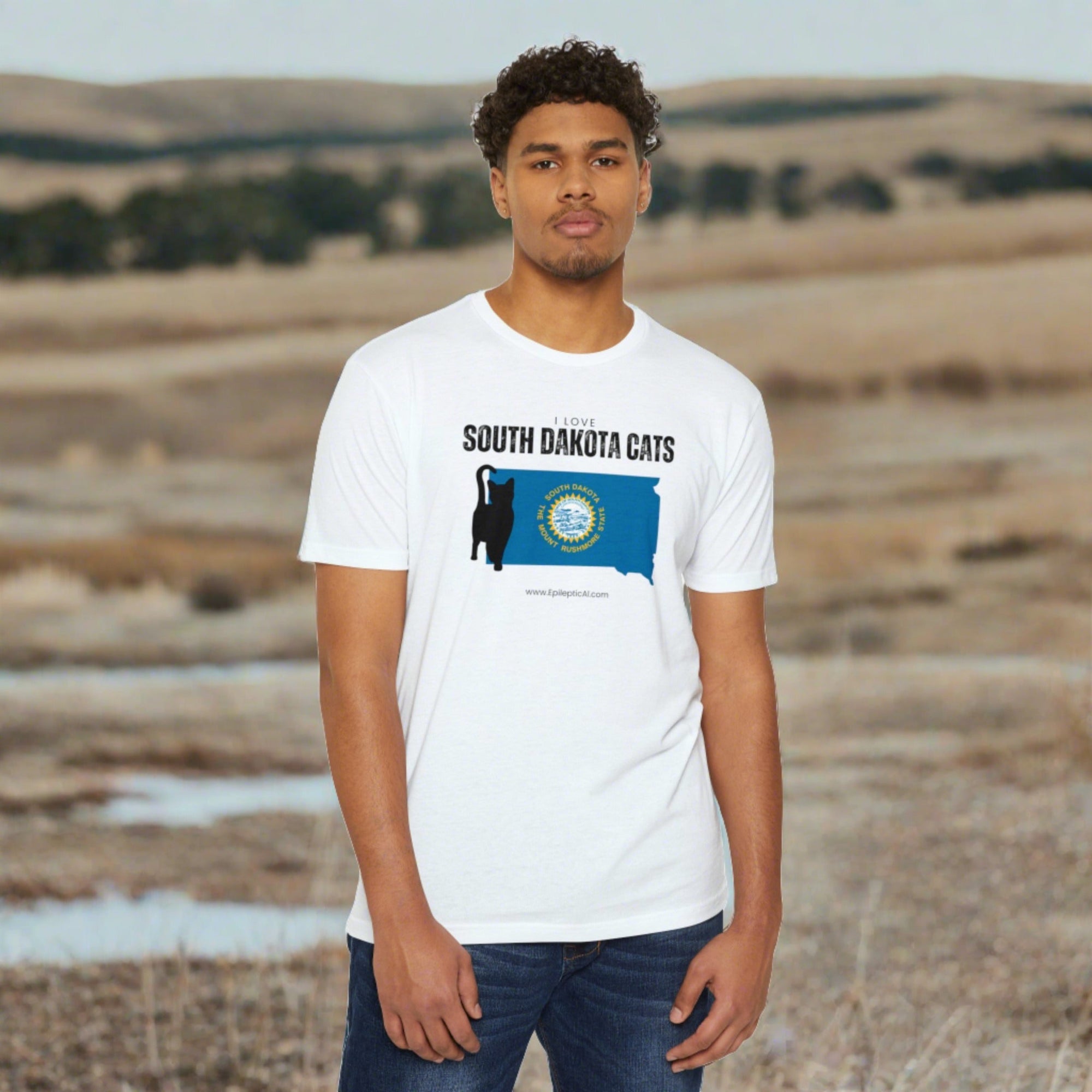 South Dakota Cats Unisex CVC Jersey T - shirt - T - Shirt - Epileptic Al’s Shop