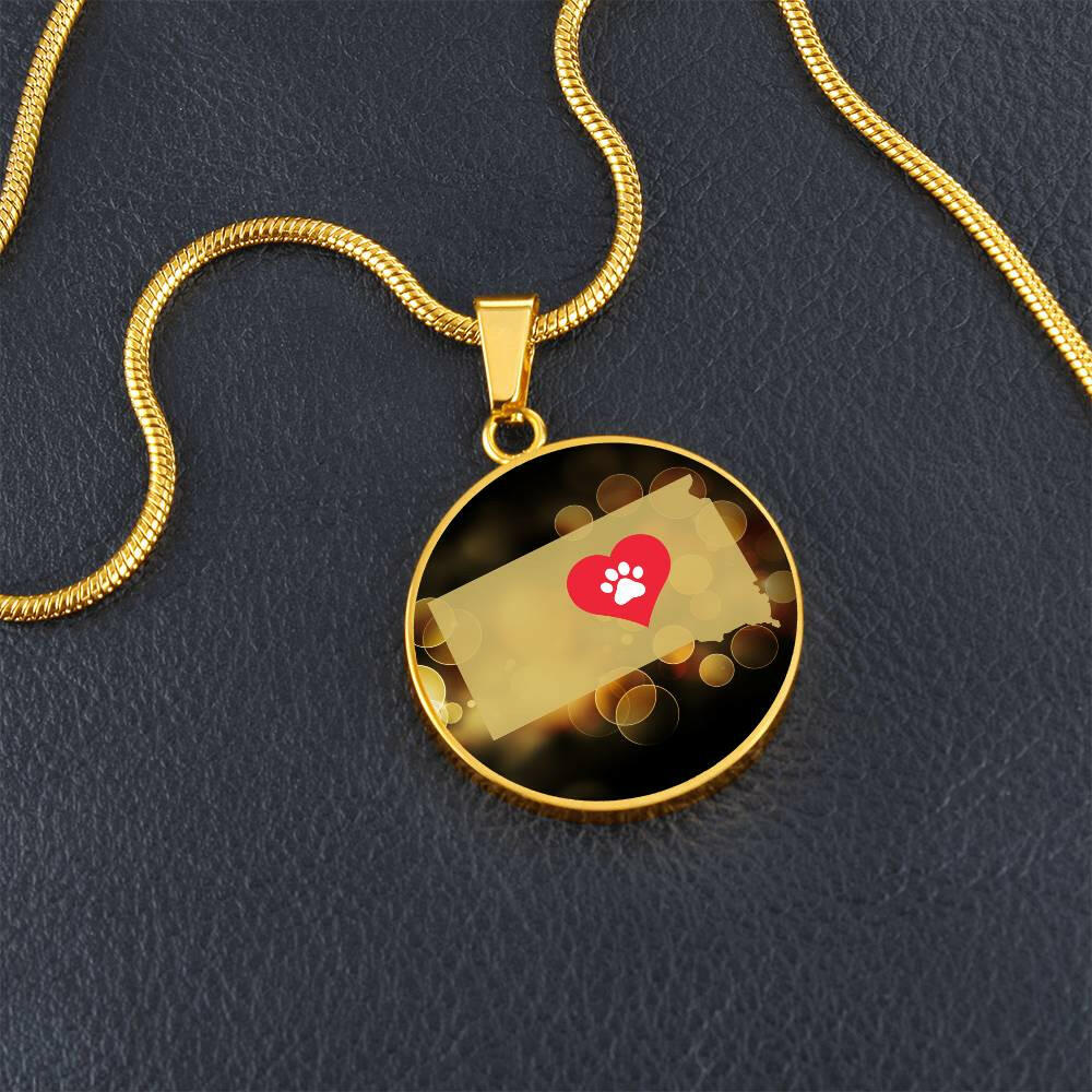 South Dakota luvs Cats Necklace - Jewelry - Epileptic Al’s Shop
