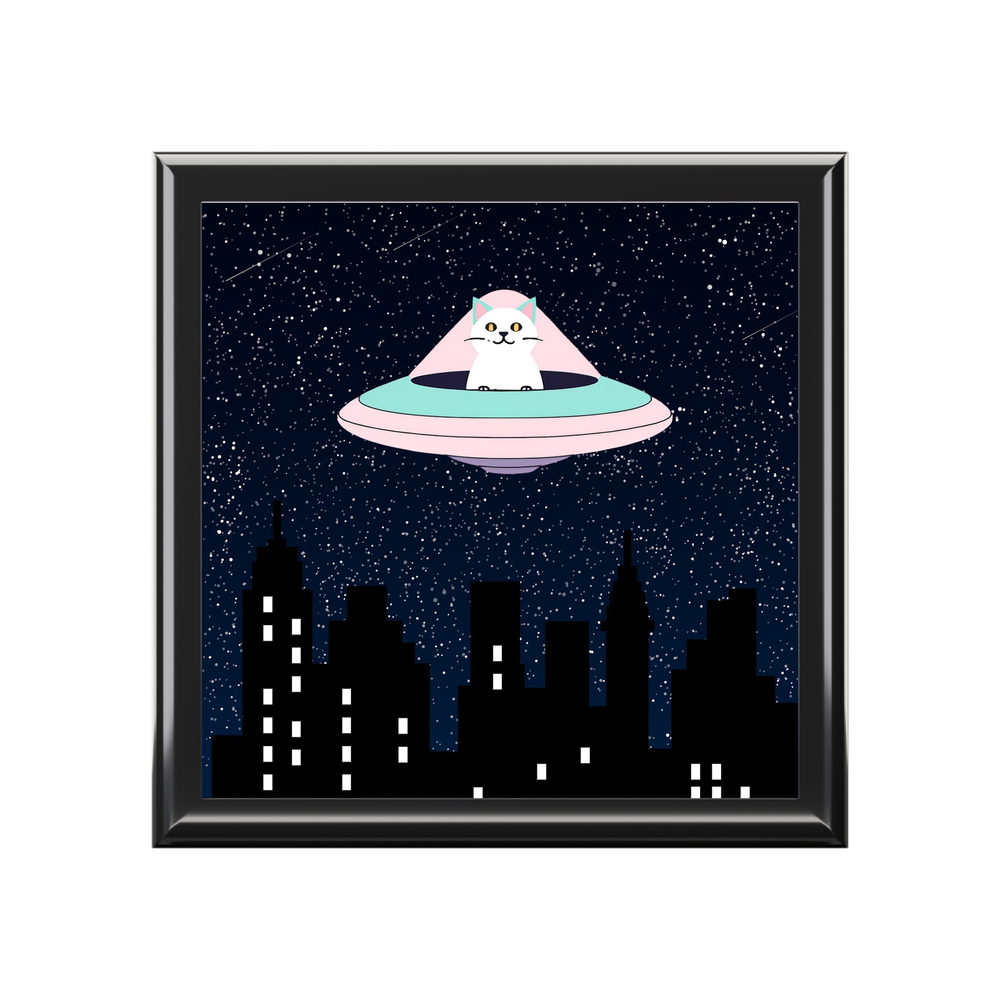 Space Kitty Jewelry Box - Decor, Bedroom, Jewelry Boxes - EpiAl's Shop