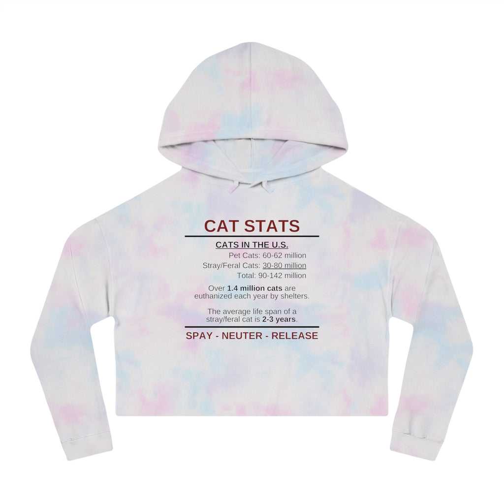 Spay Neuter Release Women's Cropped Hooded Sweatshirt - Hoodie - EpiAl's Shop