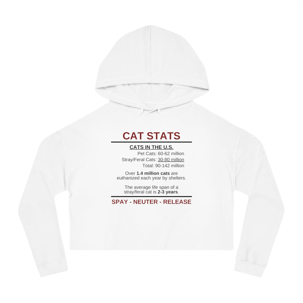 Spay Neuter Release Women's Cropped Hooded Sweatshirt - Hoodie - EpiAl's Shop