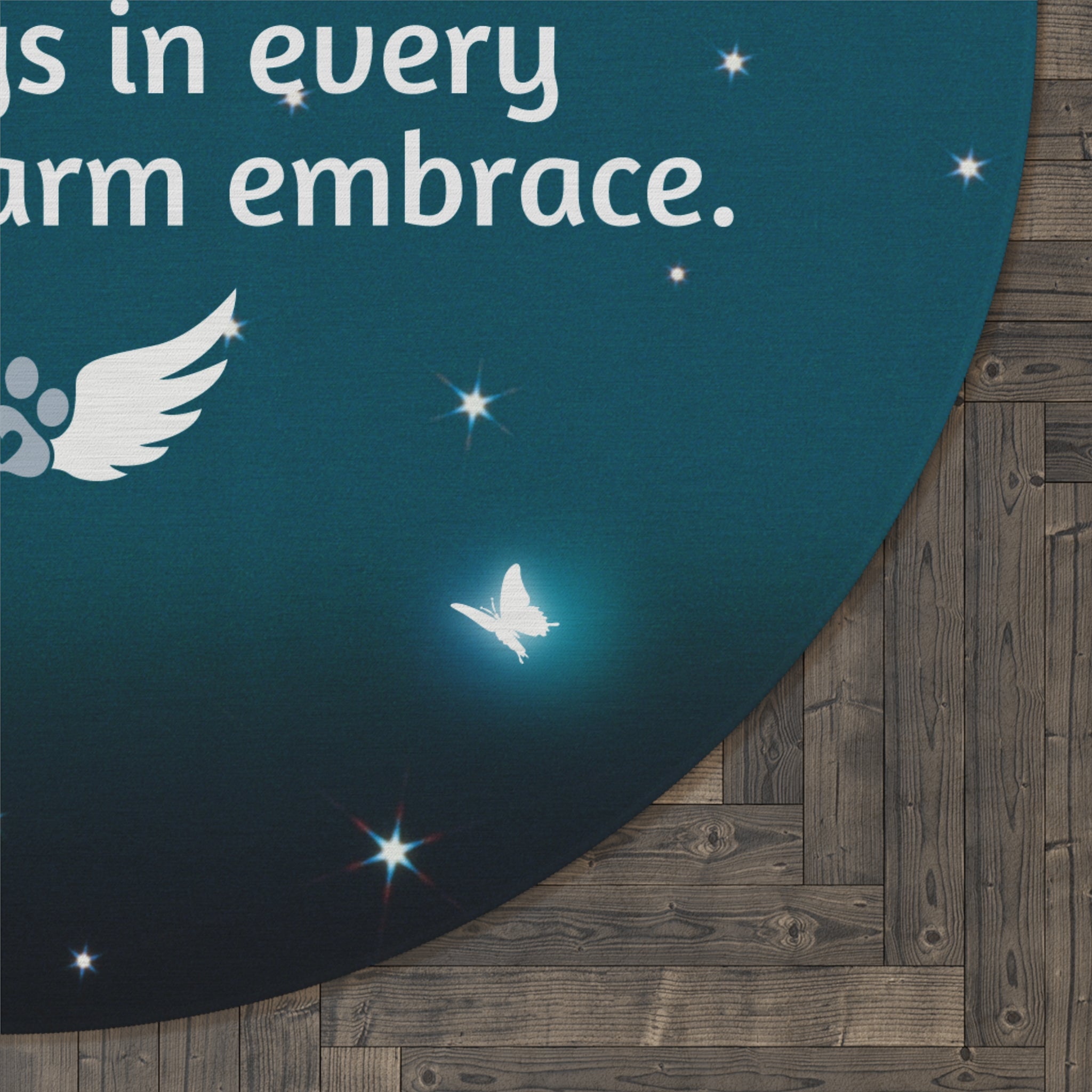 Special Kitty Memorial Round Rug with Comforting Quote - Decor, Home, Rugs & Doormats - EpiAl's Shop