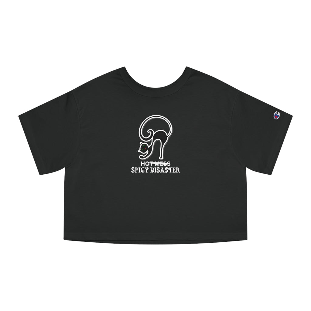 Spicy Disaster Champion Heritage Cropped T - Shirt - T - Shirt - Epileptic Al’s Shop