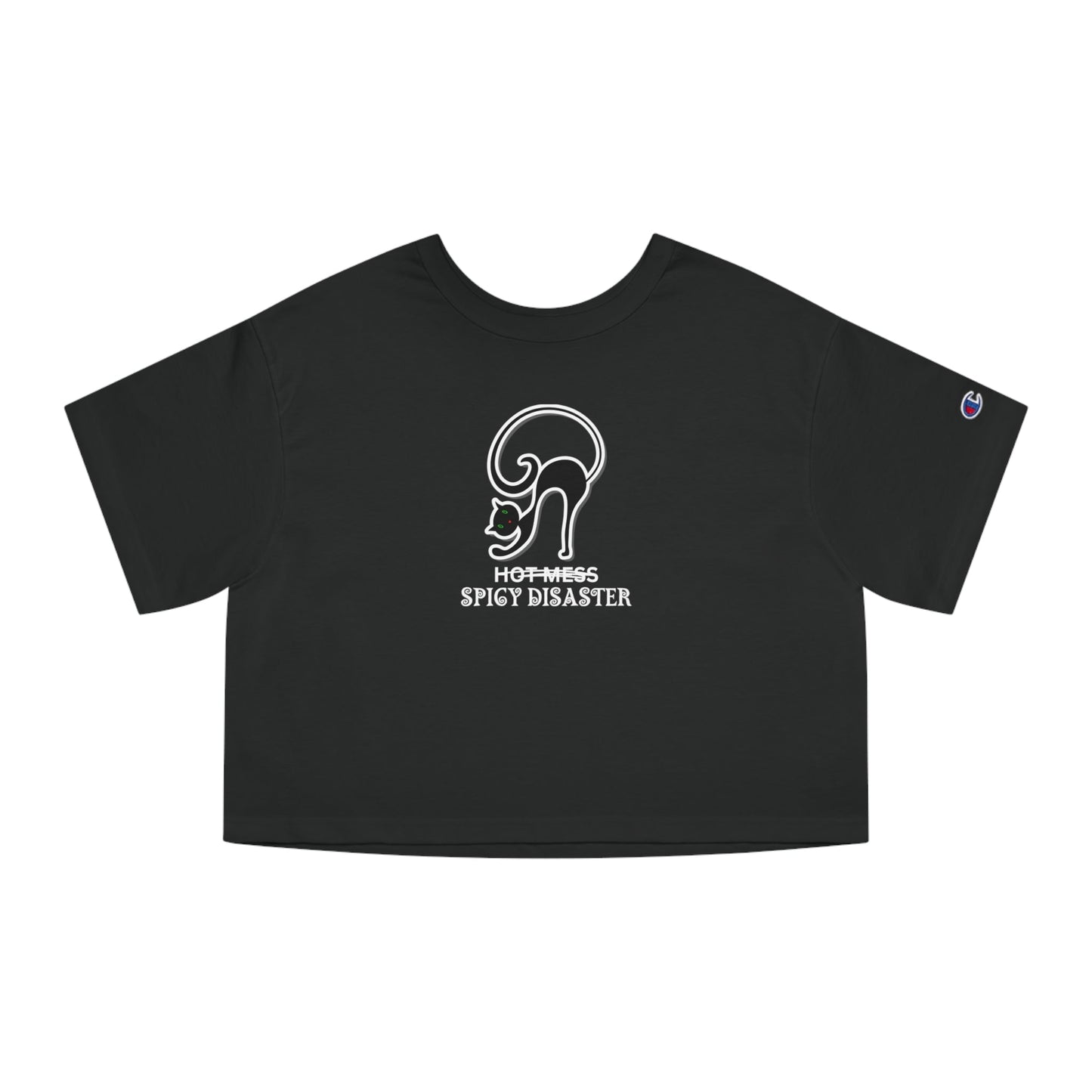 Spicy Disaster Champion Heritage Cropped T - Shirt - T - Shirt - Epileptic Al’s Shop