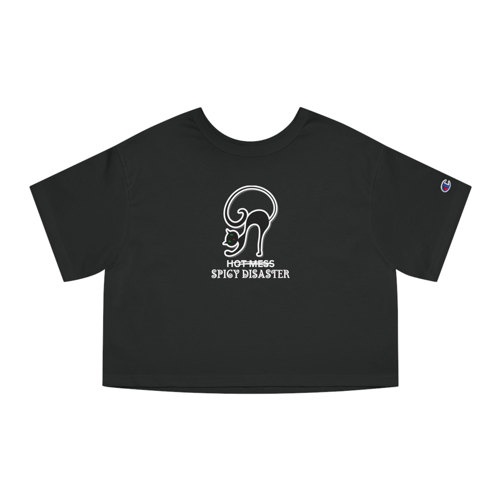 Spicy Disaster Champion Heritage Cropped T - Shirt - T - Shirt - Epileptic Al’s Shop