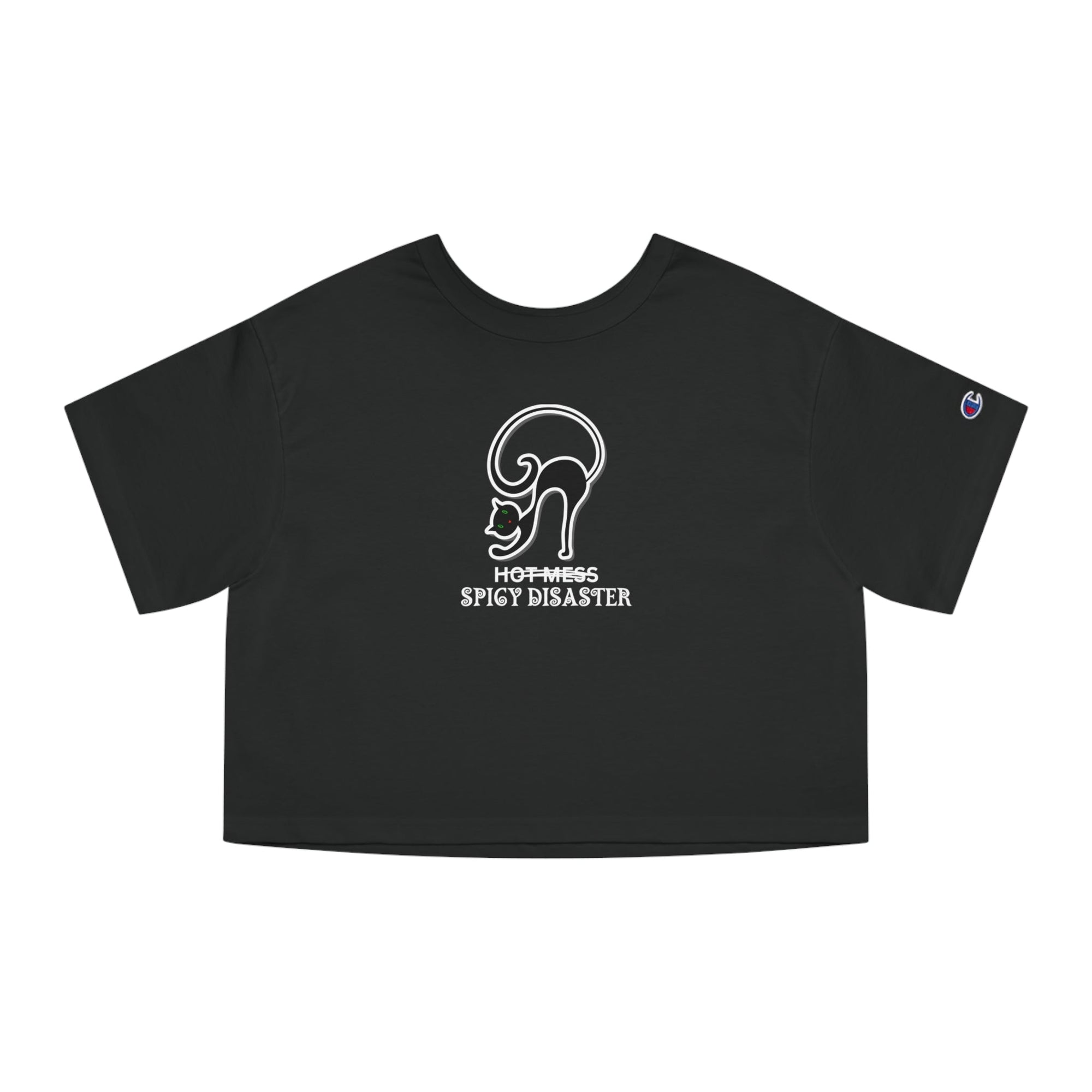 Spicy Disaster Champion Heritage Cropped T - Shirt - T - Shirt - Epileptic Al’s Shop
