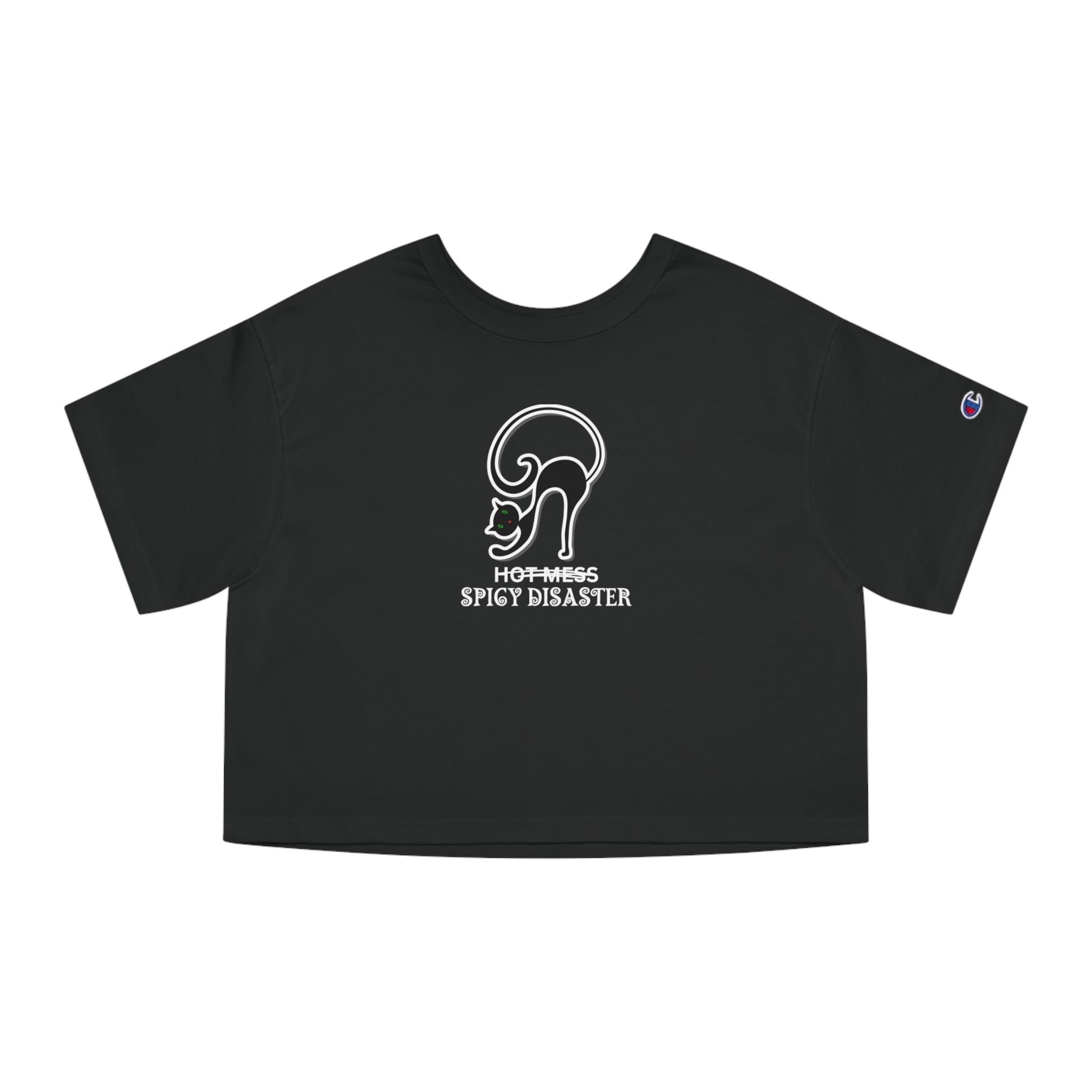 Spicy Disaster Champion Heritage Cropped T - Shirt - T - Shirt - Epileptic Al’s Shop