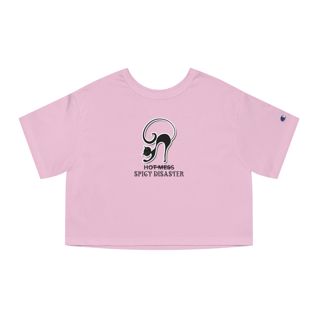Spicy Disaster Champion Heritage Cropped T - Shirt - T - Shirt - Epileptic Al’s Shop