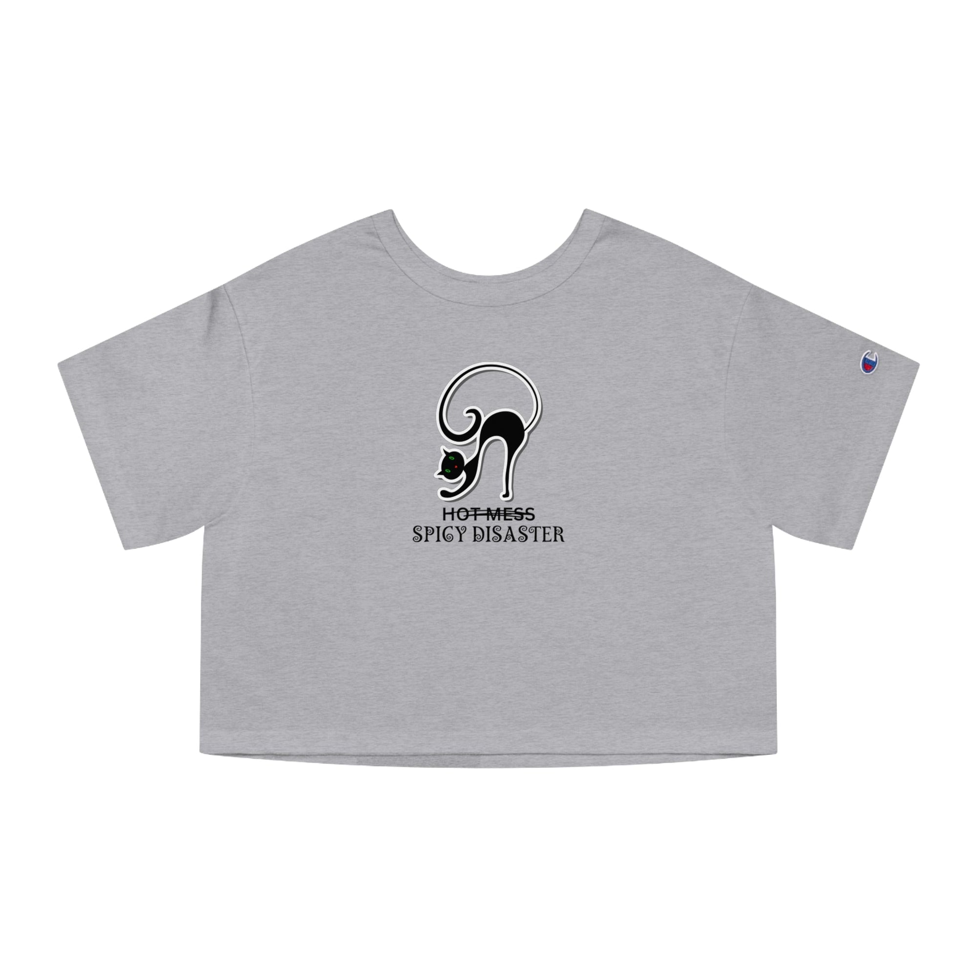 Spicy Disaster Champion Heritage Cropped T - Shirt - T - Shirt - Epileptic Al’s Shop