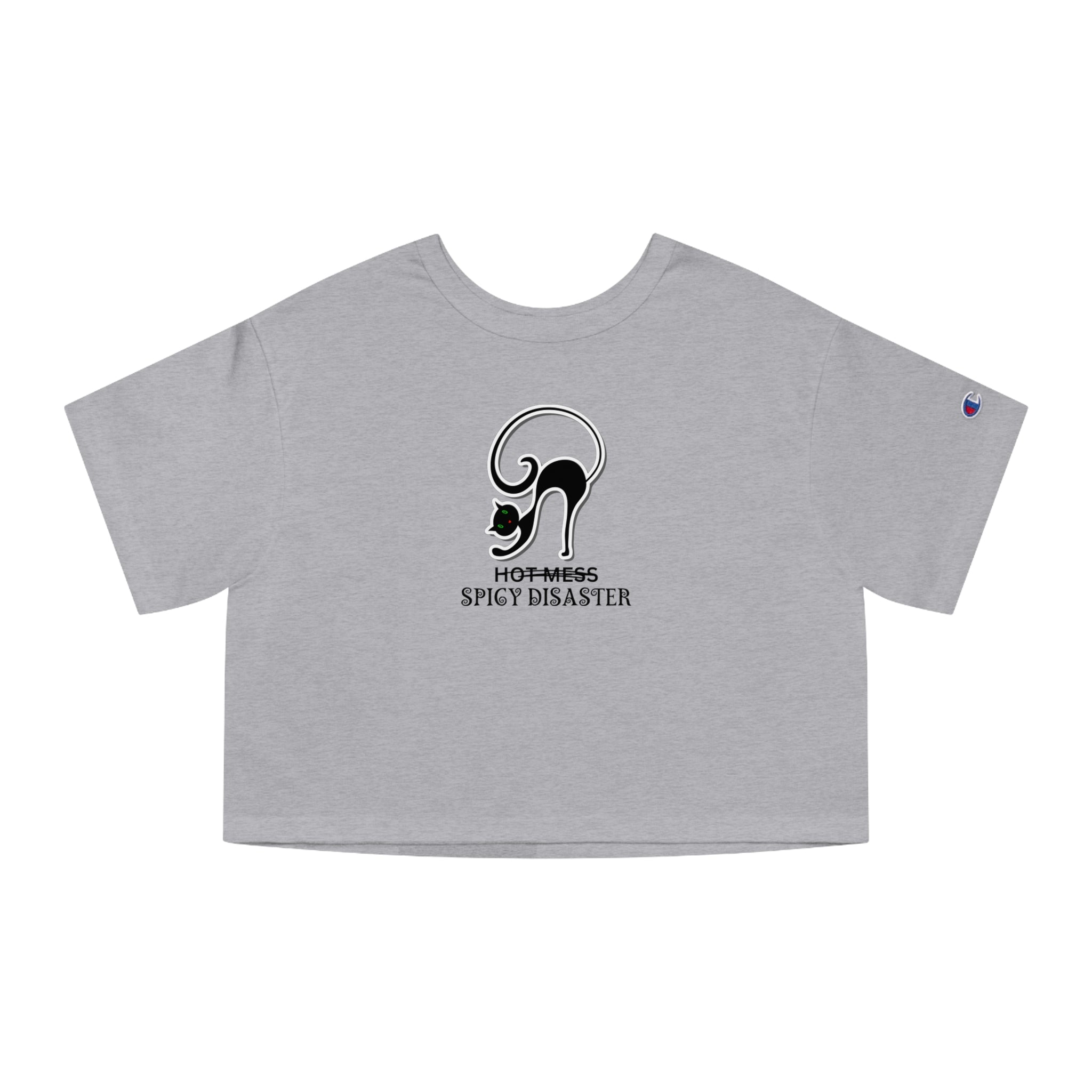 Spicy Disaster Champion Heritage Cropped T - Shirt - T - Shirt - Epileptic Al’s Shop