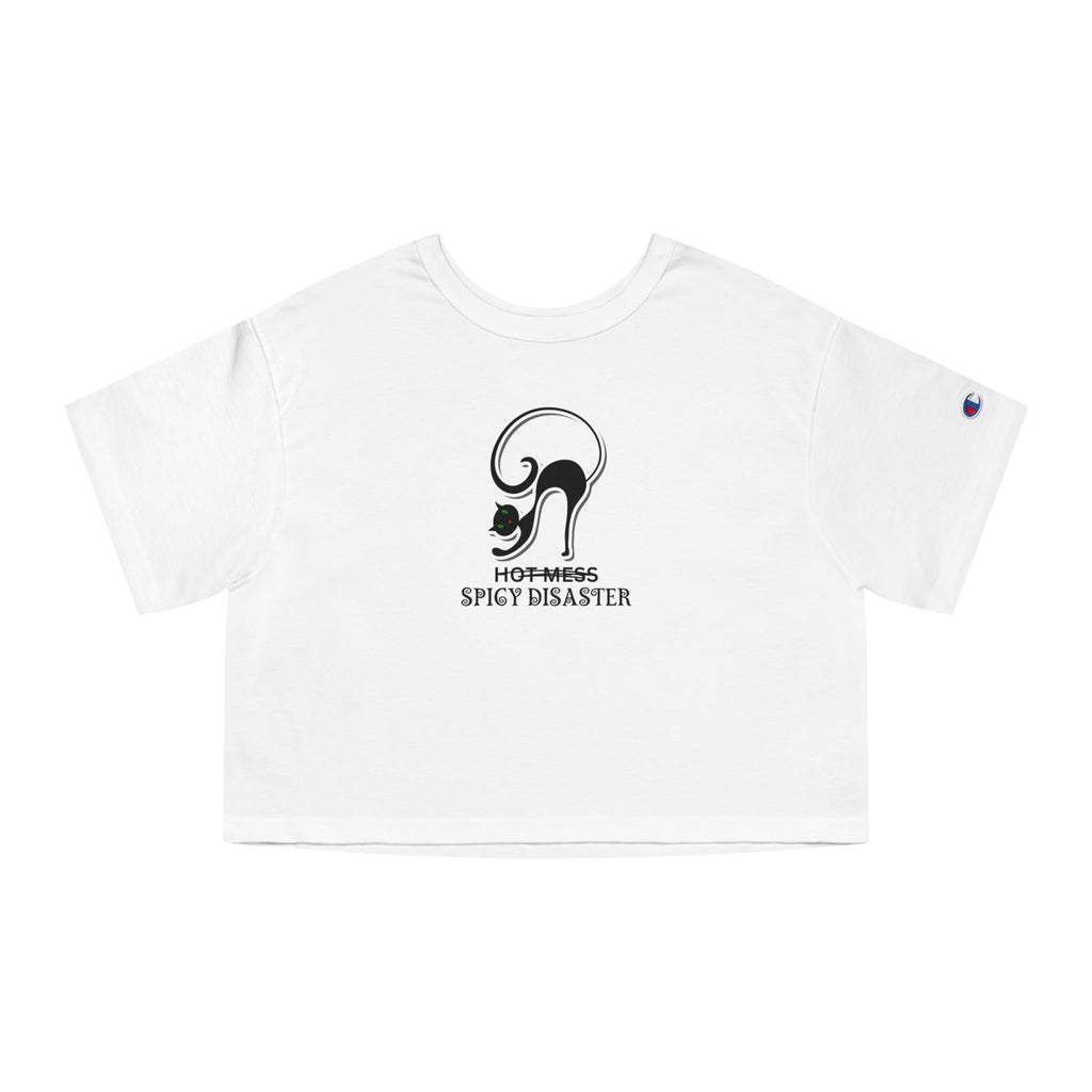 Spicy Disaster Champion Heritage Cropped T - Shirt - T - Shirt - Epileptic Al’s Shop