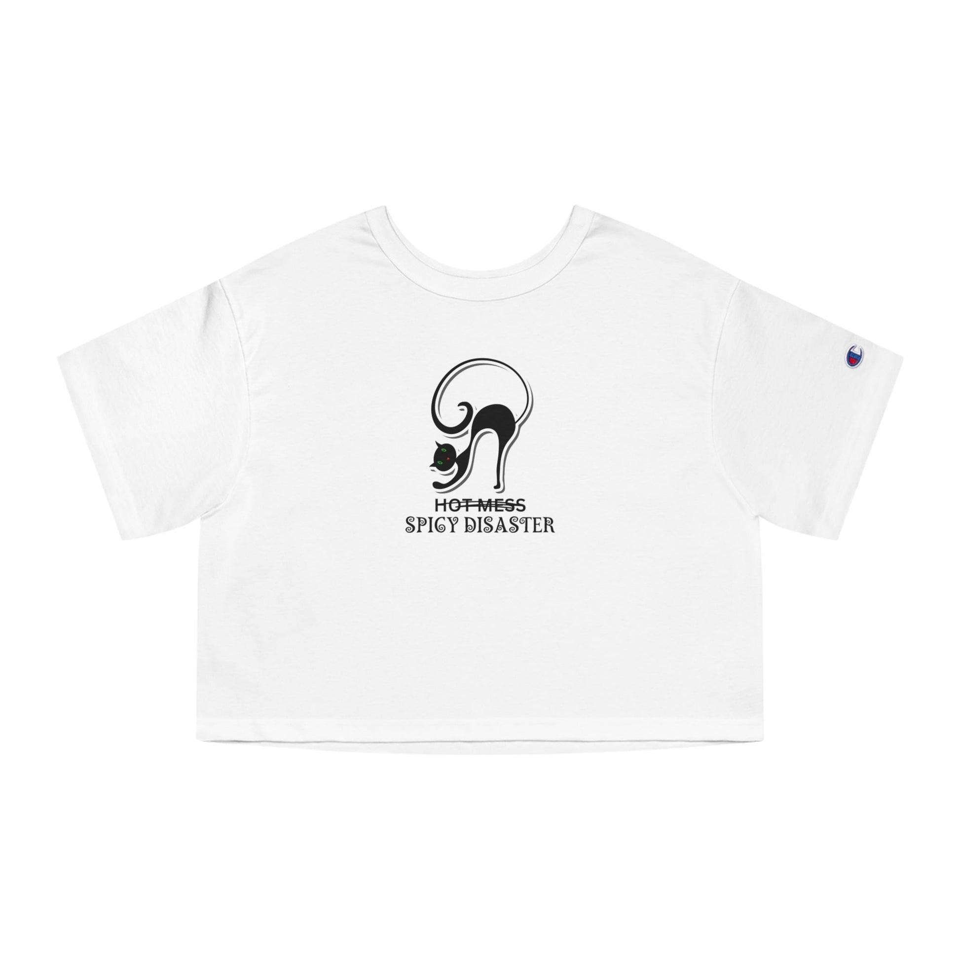 Spicy Disaster Champion Heritage Cropped T - Shirt - T - Shirt - Epileptic Al’s Shop