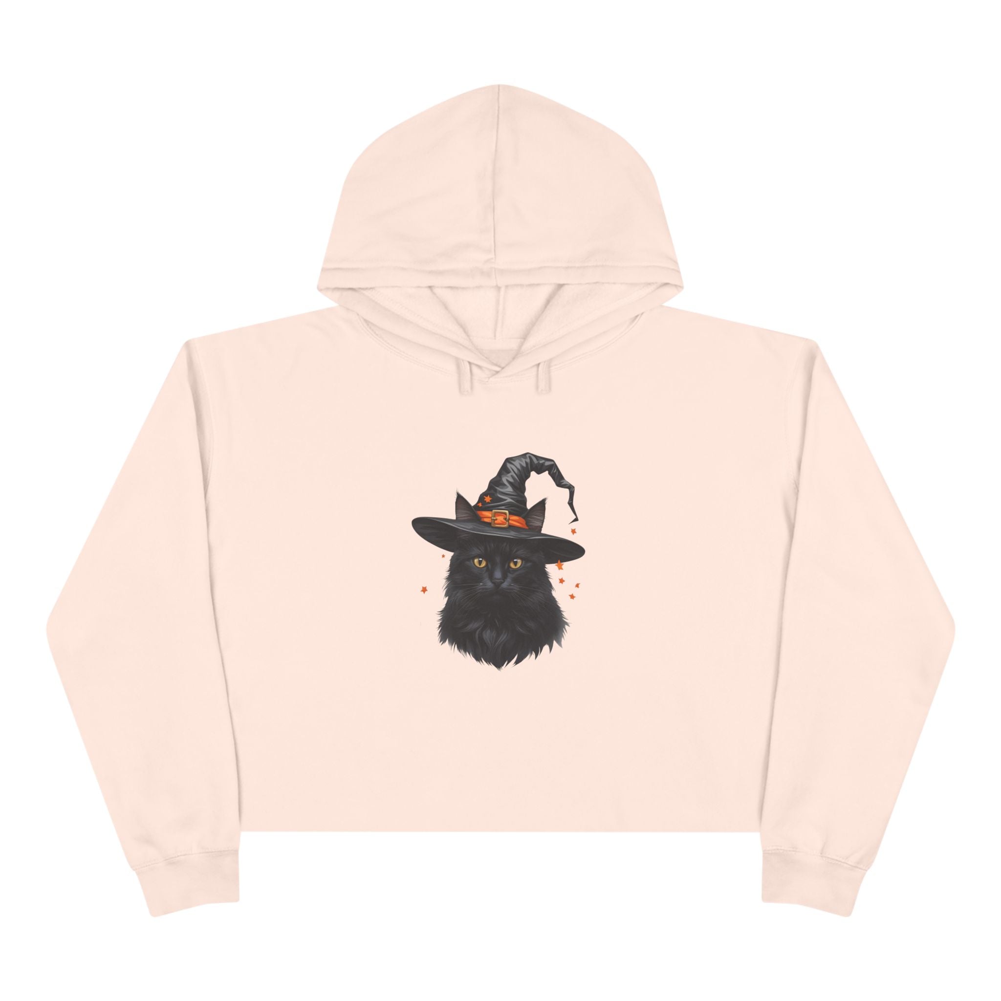 Spooky Cat Crop Hoodie for Women - Clothing, Hoodies - EpiAl's Shop