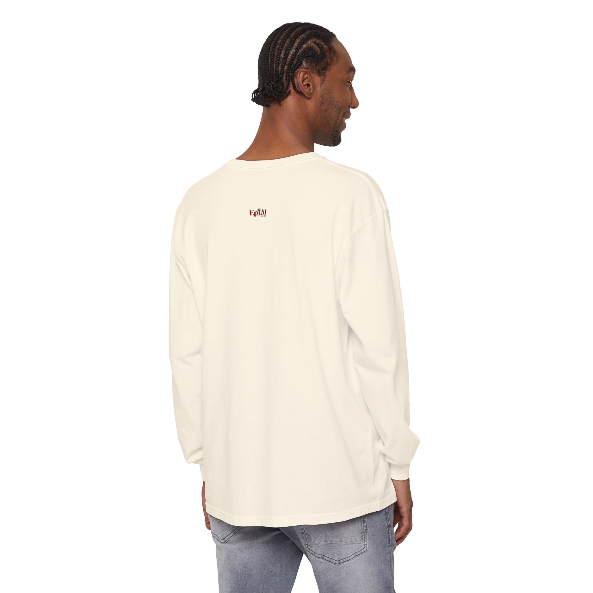 Spooky Cat & Grim Reaper Long Sleeve T-Shirt - Clothing, T-shirts, Long - Sleeve - EpiAl's Shop