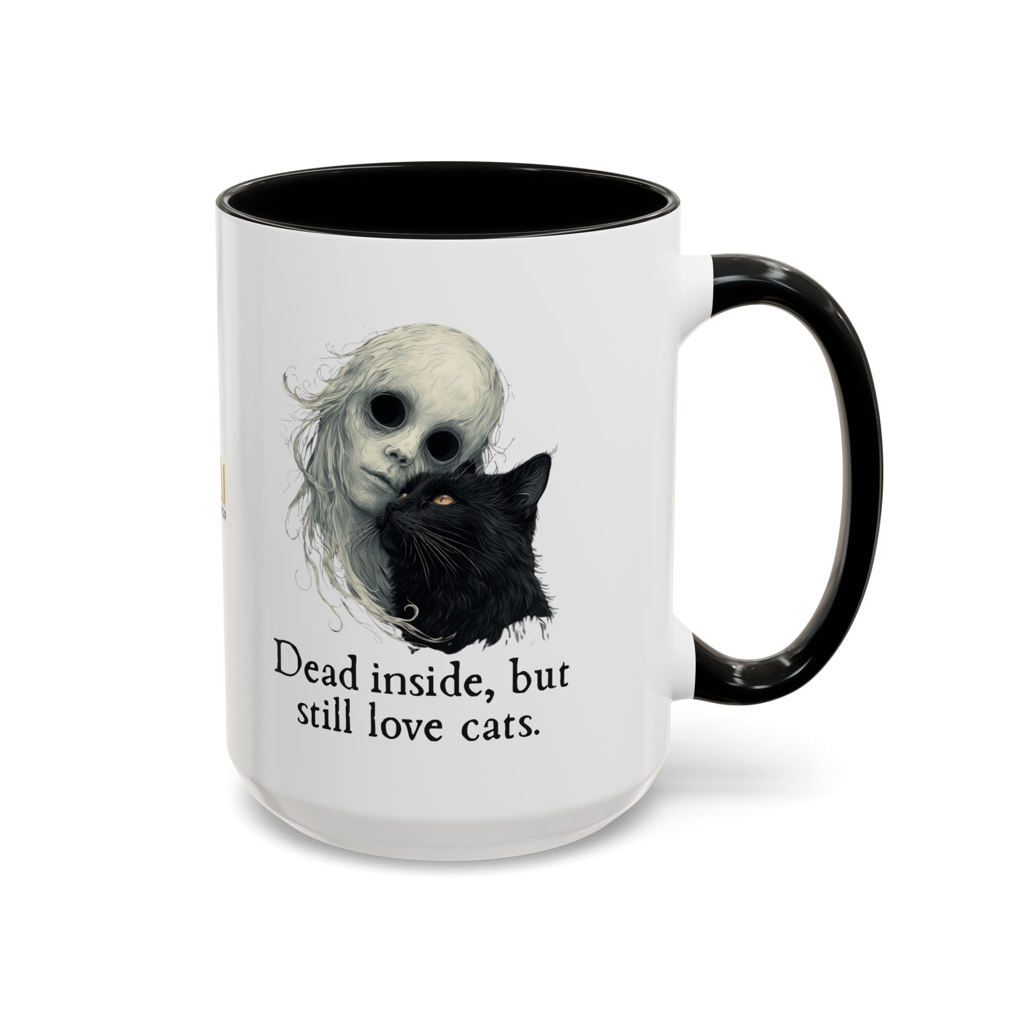 Spooky Dead Inside Cat Lover Coffee Mug - Drinkware, Coffee Mugs - EpiAl's Shop