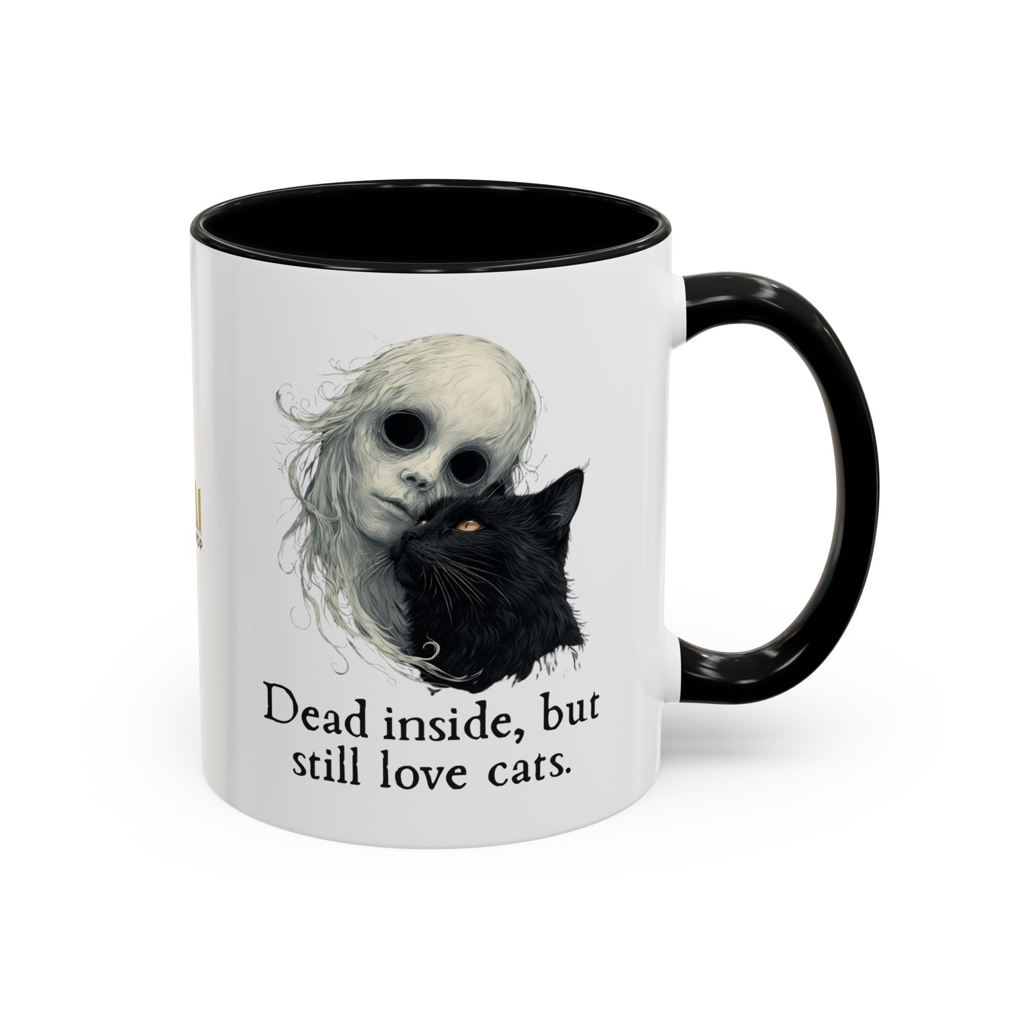 Spooky Dead Inside Cat Lover Coffee Mug - Drinkware, Coffee Mugs - EpiAl's Shop