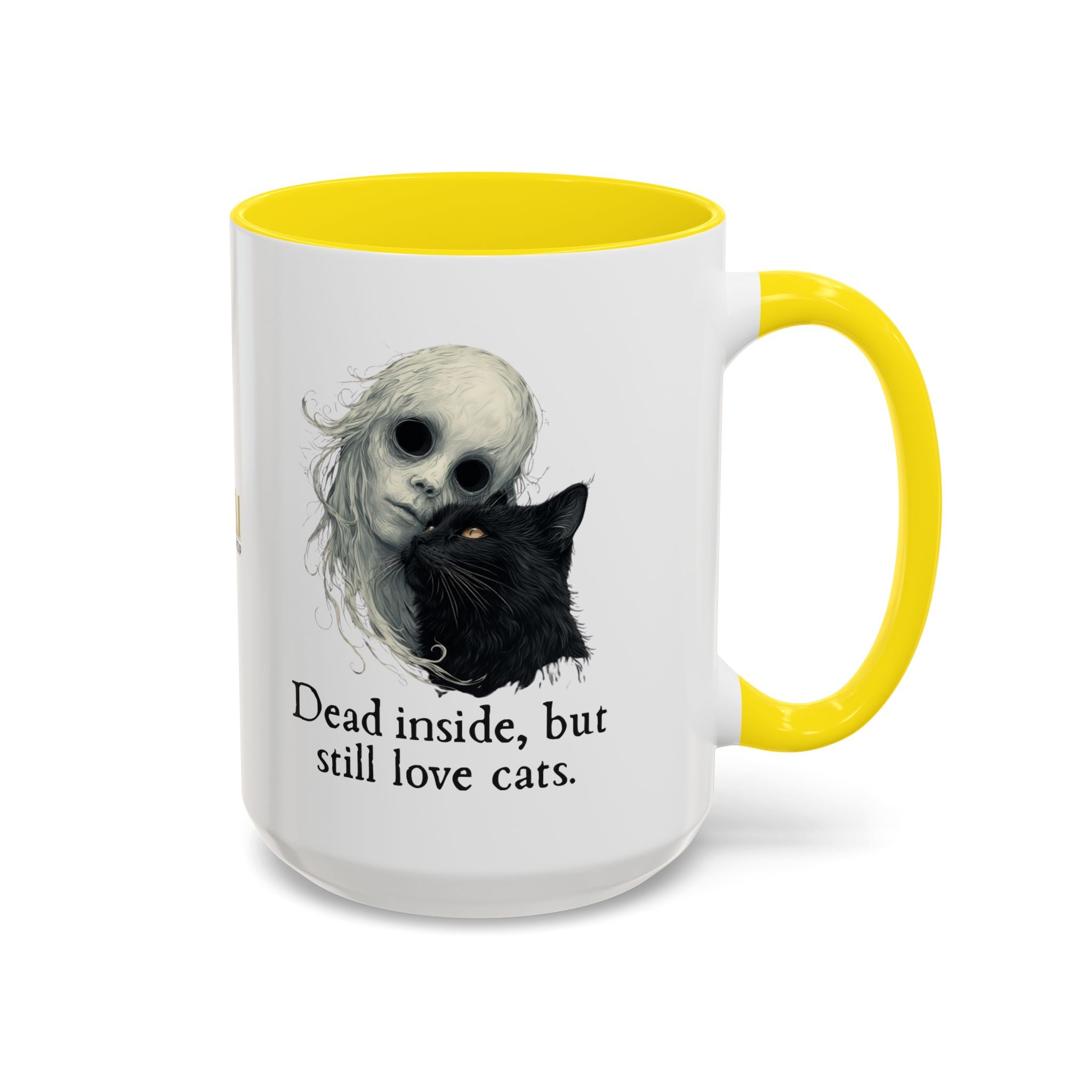 Spooky Dead Inside Cat Lover Coffee Mug - Drinkware, Coffee Mugs - EpiAl's Shop