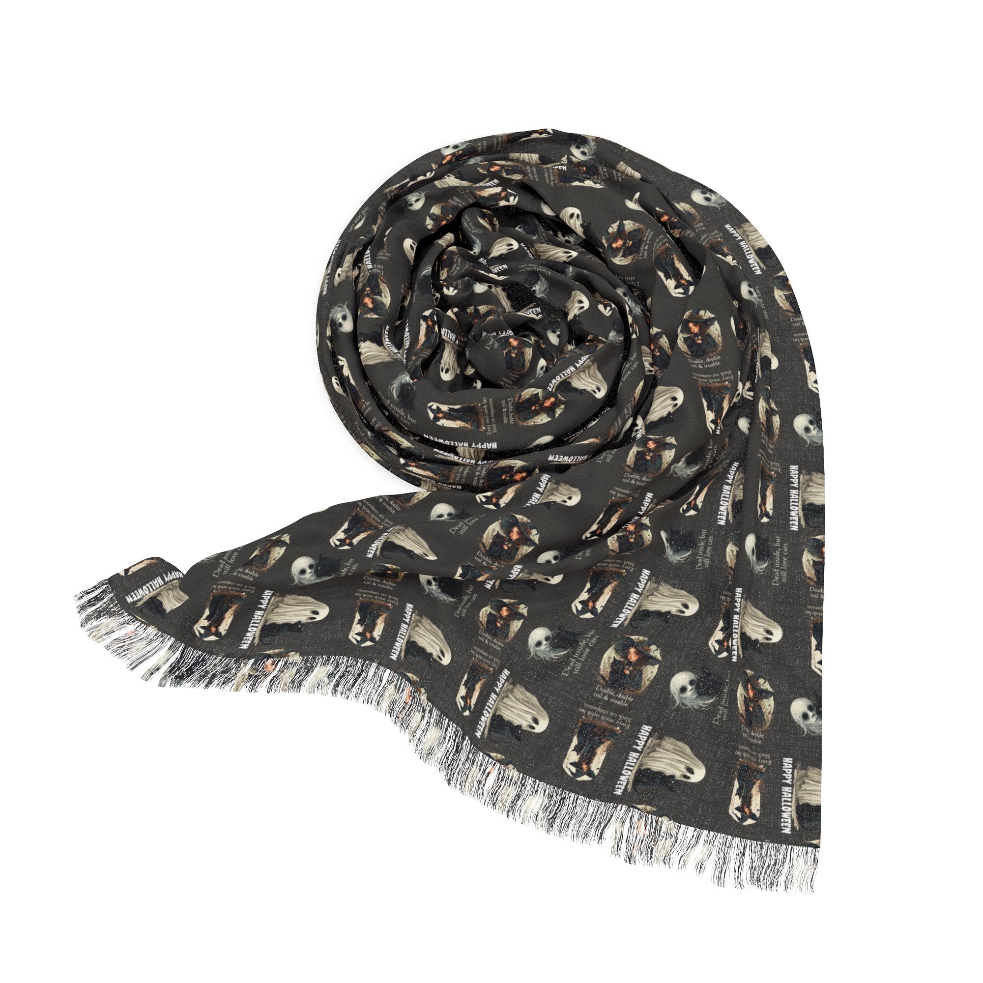 Spooky Halloween Light Scarf, Perfect Gift for Her - Clothing, Scarves - EpiAl's Shop