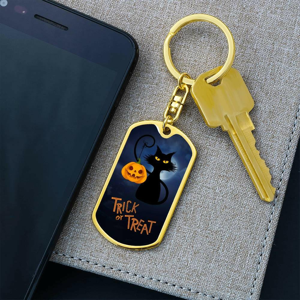Spooky Kitty Keychain - Jewelry - Epileptic Al’s Shop