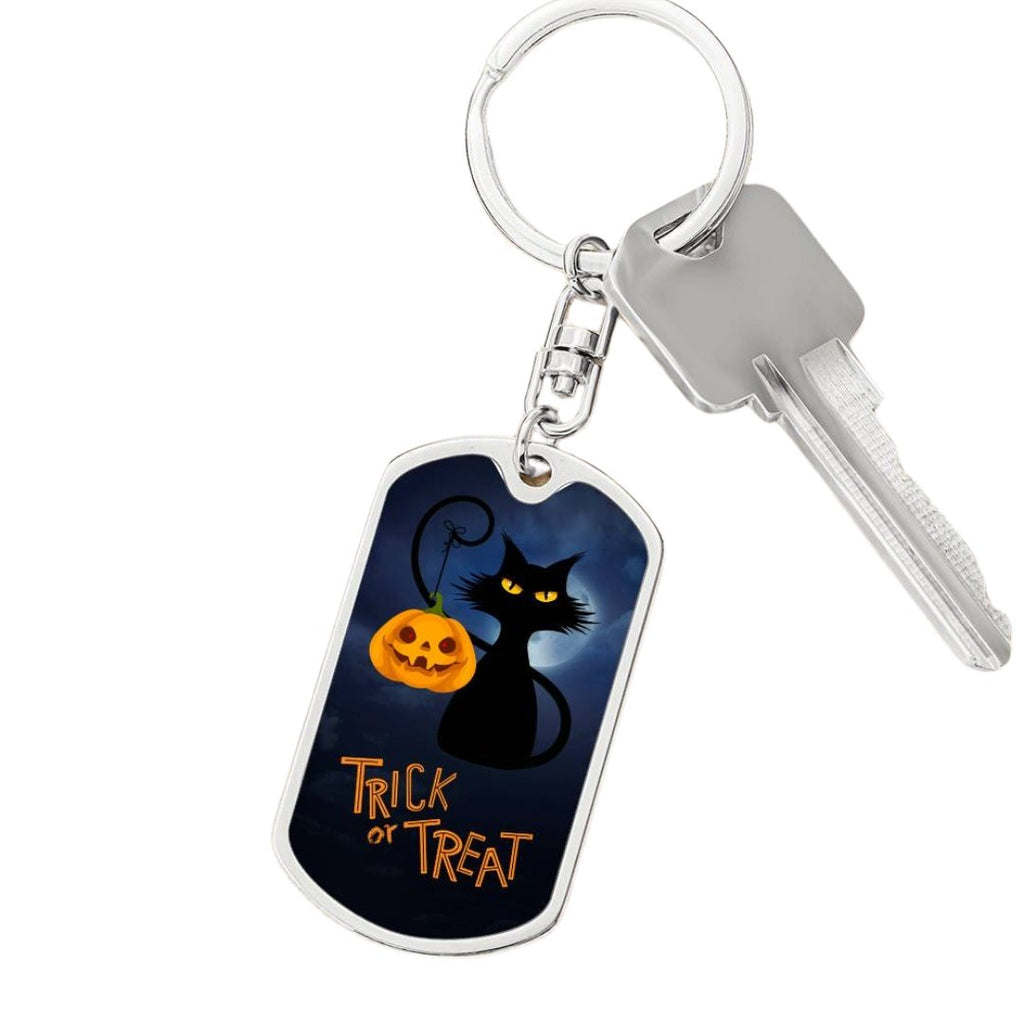 Spooky Kitty Keychain - Jewelry - Epileptic Al’s Shop