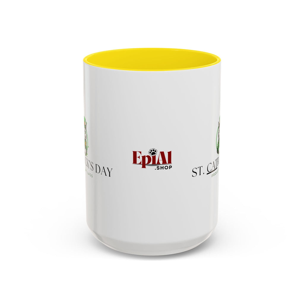 St. Patrick's Day Cat Coffee Mug - Drinkware, Coffee Mugs - EpiAl's Shop