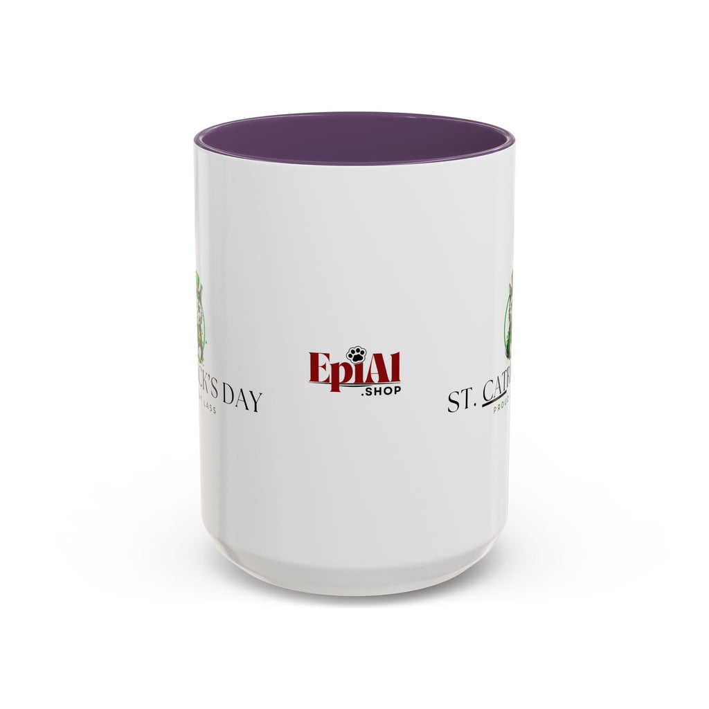 St. Patrick's Day Cat Coffee Mug - Drinkware, Coffee Mugs - EpiAl's Shop