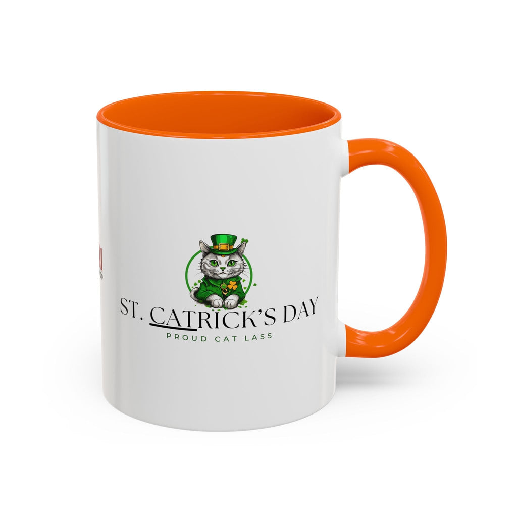 St. Patrick's Day Cat Coffee Mug - Drinkware, Coffee Mugs - EpiAl's Shop