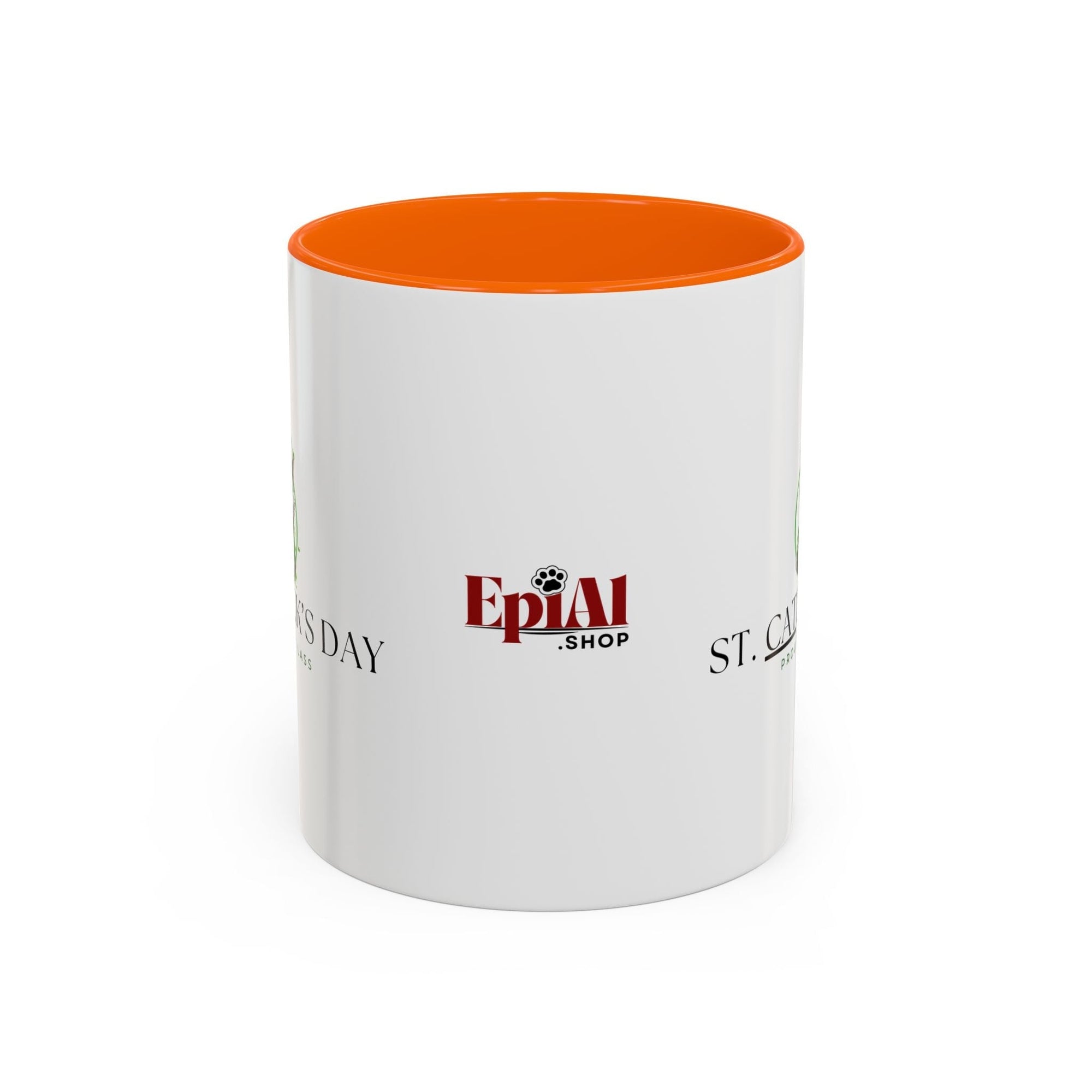 St. Patrick's Day Cat Coffee Mug - Drinkware, Coffee Mugs - EpiAl's Shop