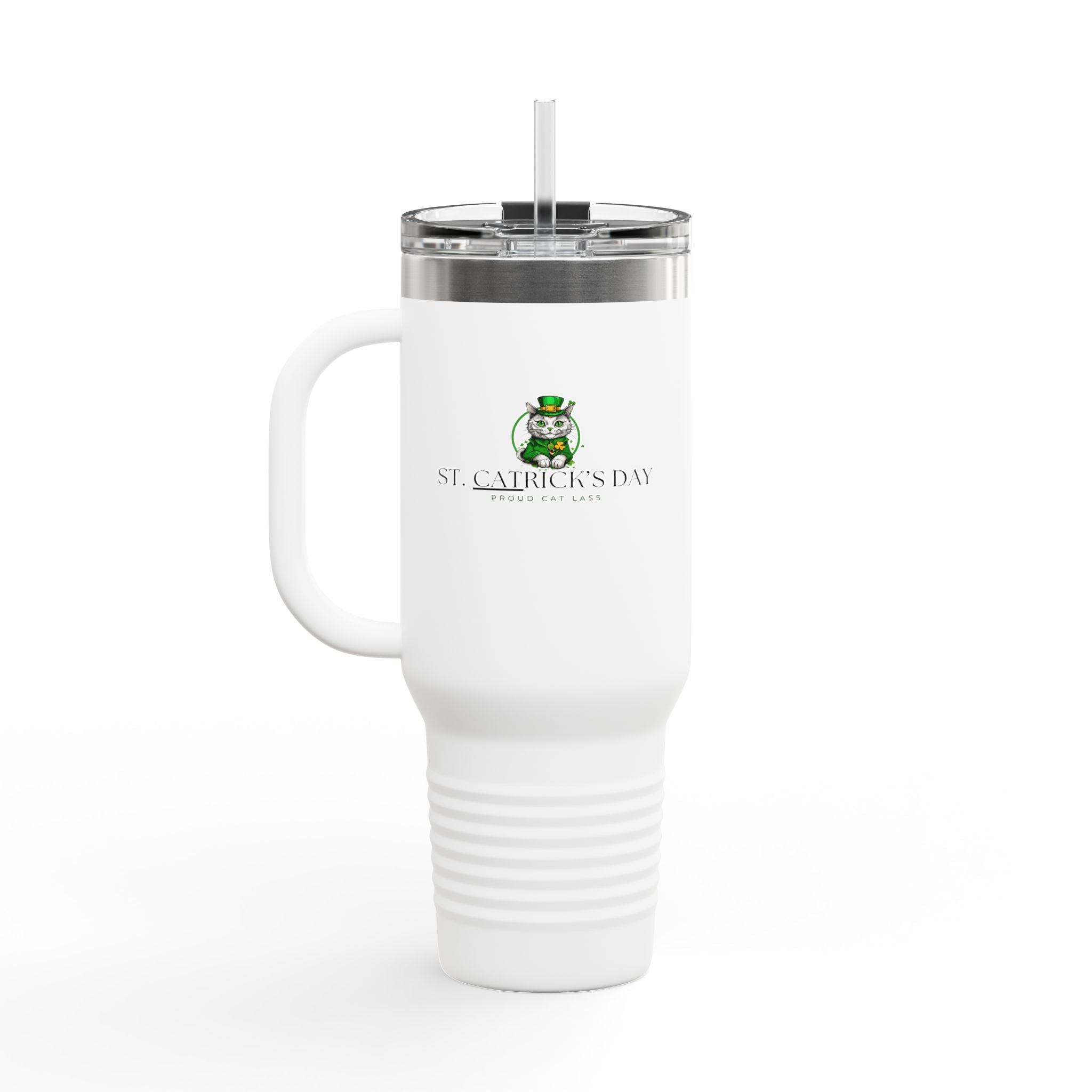St. Patrick's Day Insulated Travel Mug - Drinkware, Travel Mugs - EpiAl's Shop