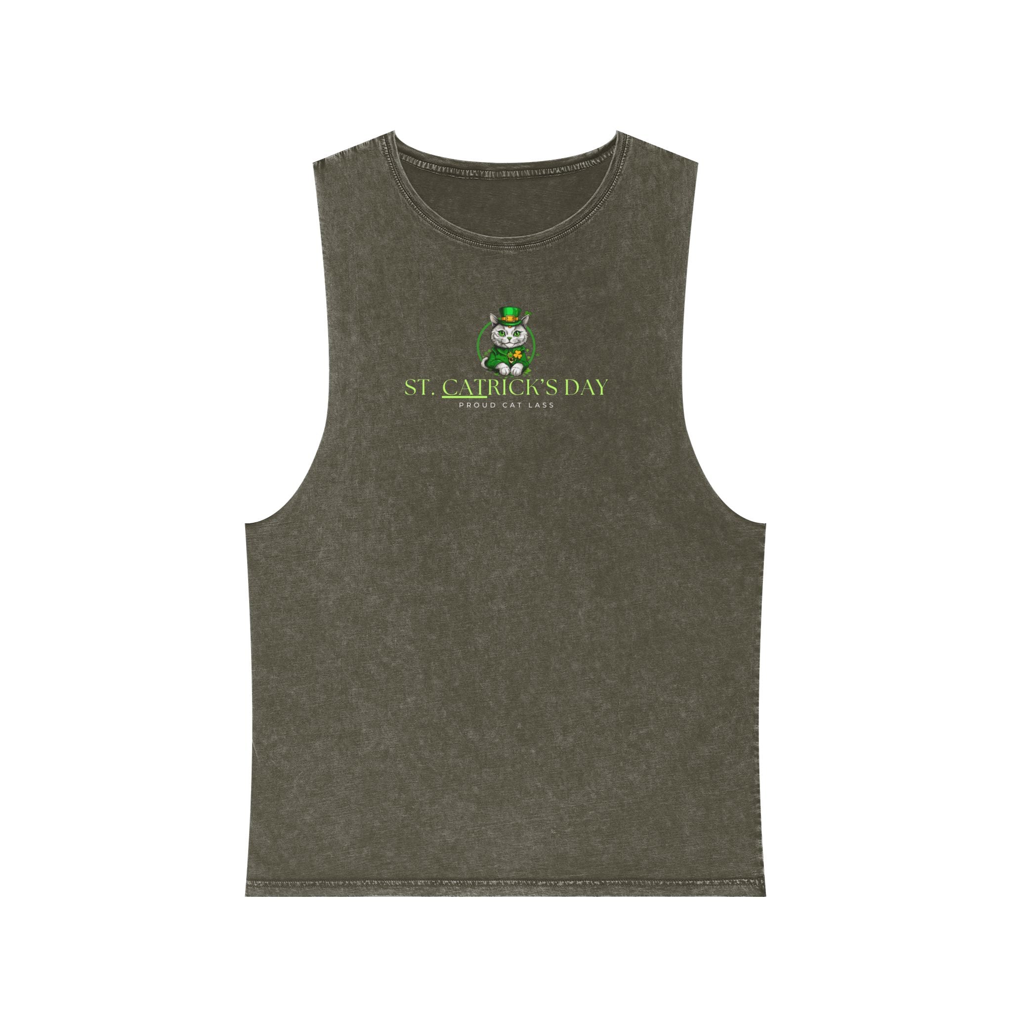 St. Patrick's Day Unisex Stonewash Tank Top - Clothing, Tank Tops - EpiAl's Shop