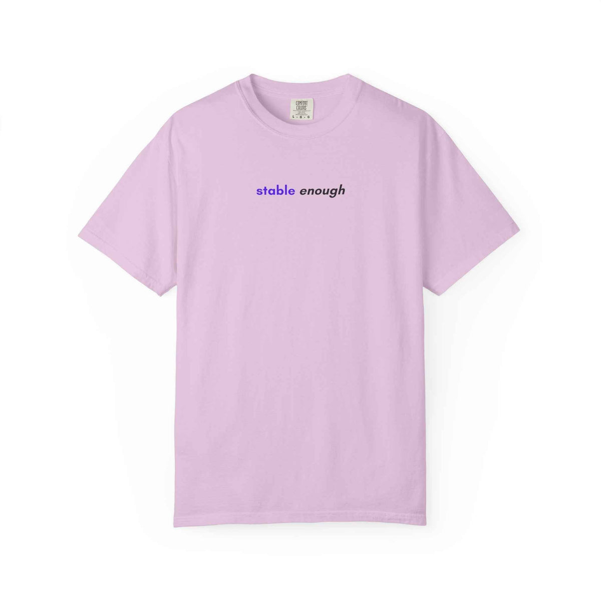 Stable Enough Epilepsy Awareness T-Shirt | Minimal Awareness Tee - Clothing, Unisex, T-Shirts - EpiAl's Shop