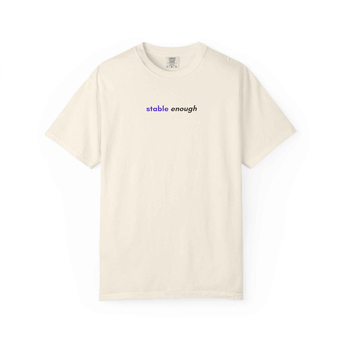 Stable Enough Epilepsy Awareness T-Shirt | Minimal Awareness Tee - Clothing, Unisex, T-Shirts - EpiAl's Shop