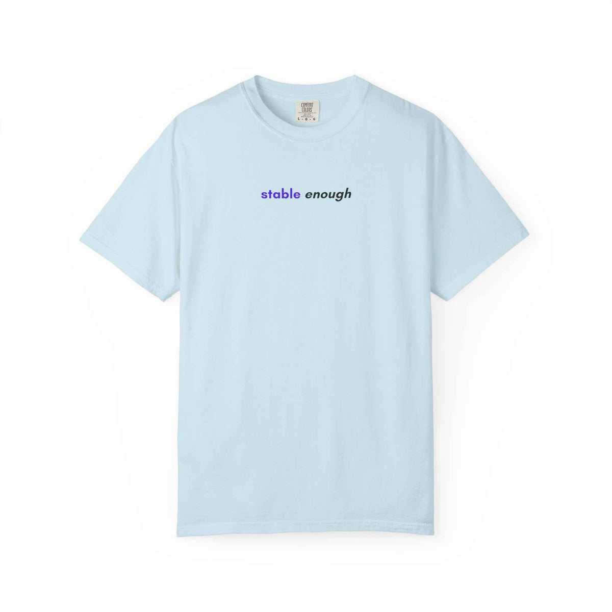 Stable Enough Epilepsy Awareness T-Shirt | Minimal Awareness Tee - Clothing, Unisex, T-Shirts - EpiAl's Shop