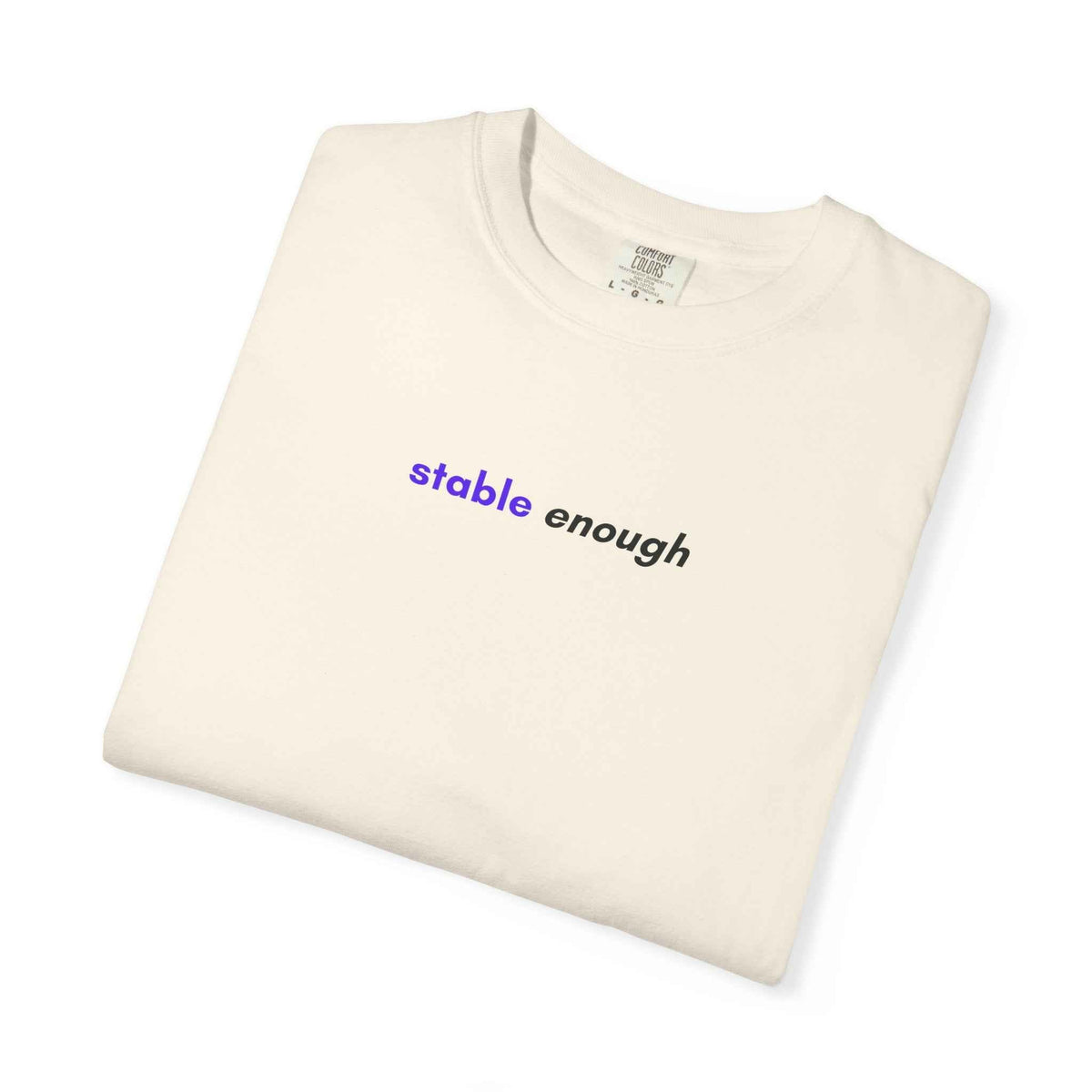 Stable Enough Epilepsy Awareness T-Shirt | Minimal Awareness Tee - Clothing, Unisex, T-Shirts - EpiAl's Shop