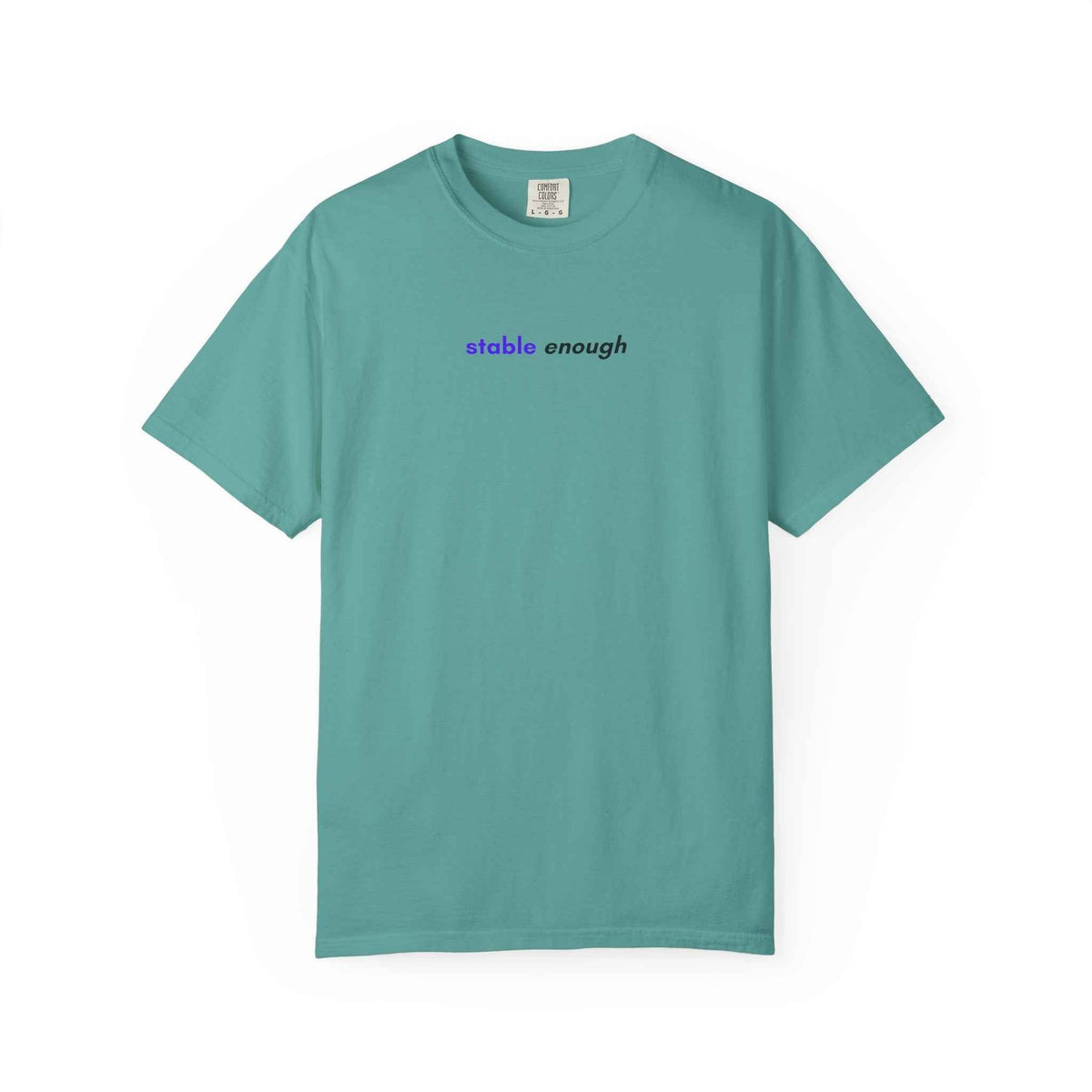 Stable Enough Epilepsy Awareness T-Shirt | Minimal Awareness Tee - Clothing, Unisex, T-Shirts - EpiAl's Shop