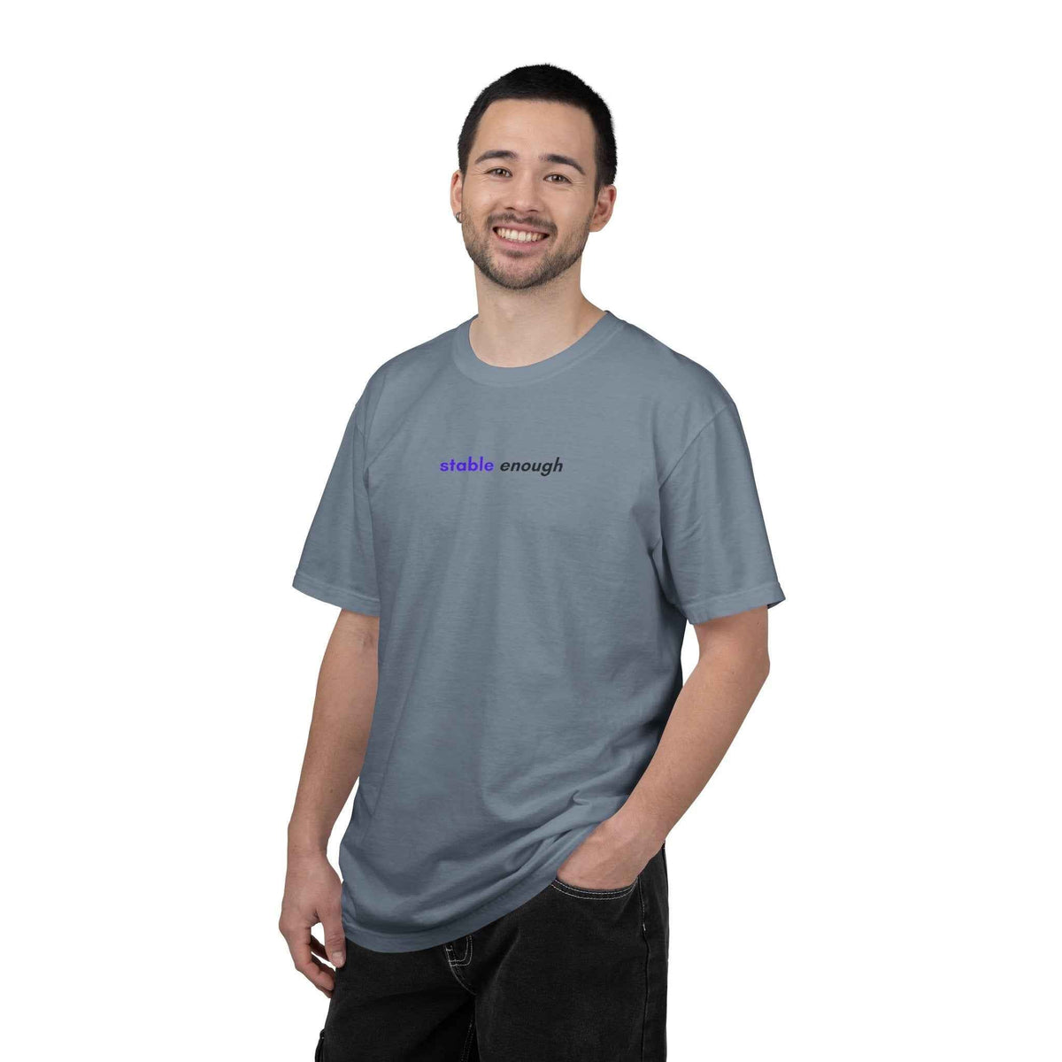 Stable Enough Epilepsy Awareness T-Shirt | Minimal Awareness Tee - Clothing, Unisex, T-Shirts - EpiAl's Shop