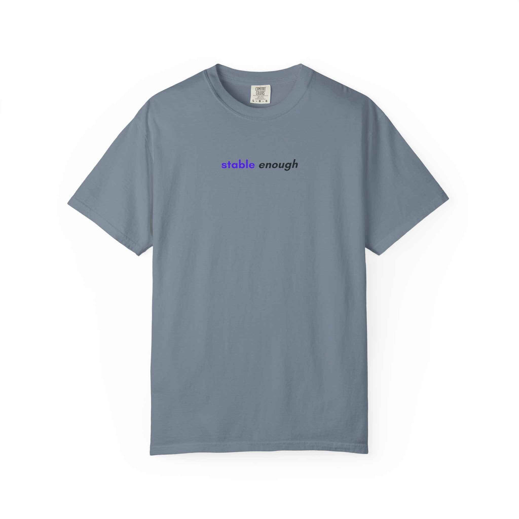 Stable Enough Epilepsy Awareness T-Shirt | Minimal Awareness Tee - Clothing, Unisex, T-Shirts - EpiAl's Shop