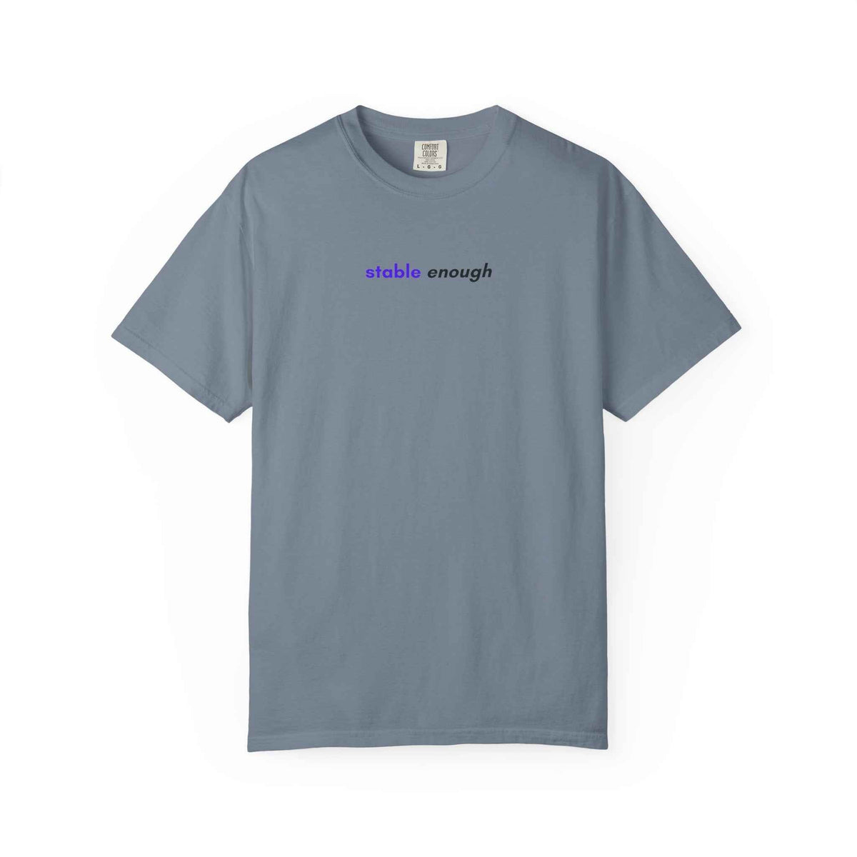 Stable Enough Epilepsy Awareness T-Shirt | Minimal Awareness Tee - Clothing, Unisex, T-Shirts - EpiAl's Shop