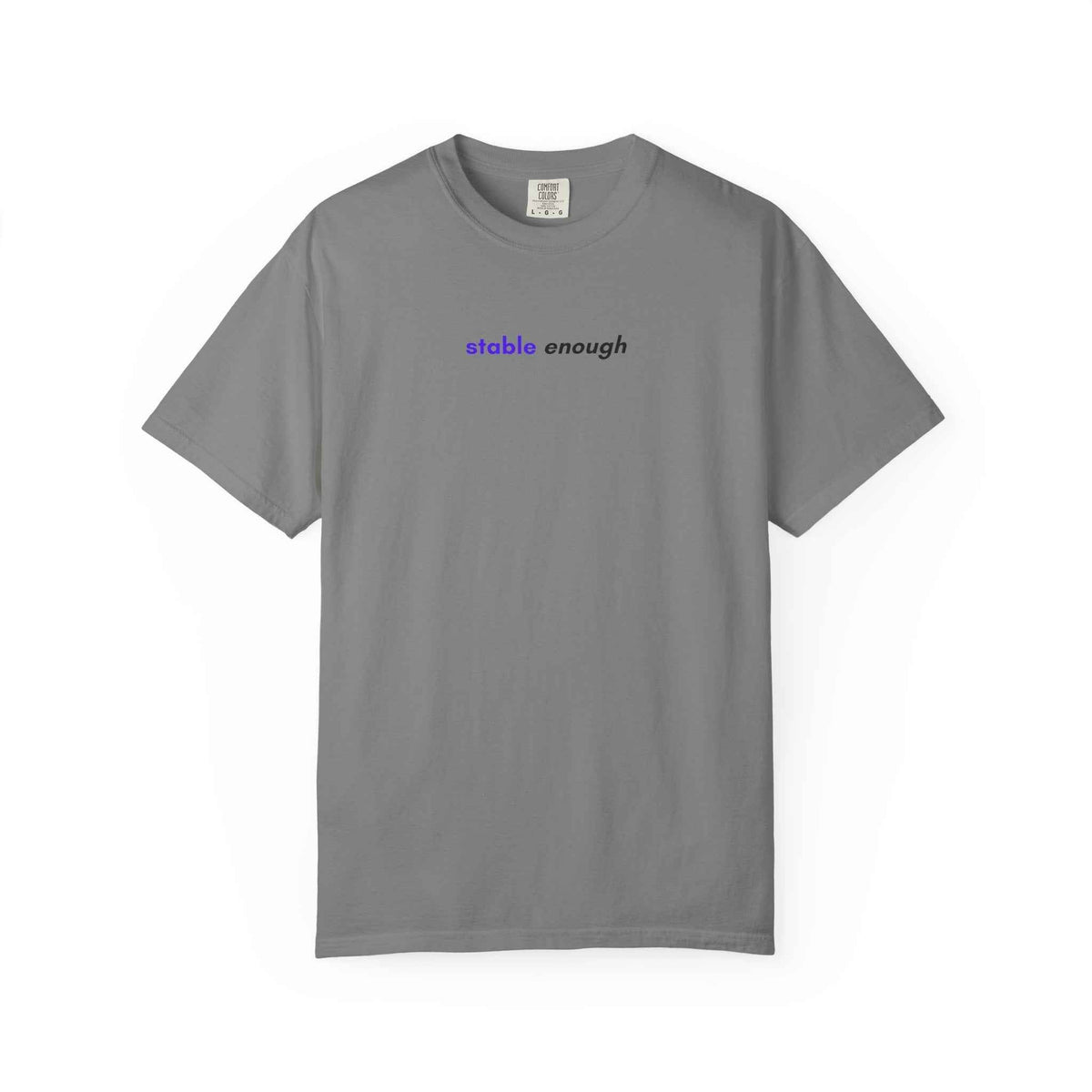Stable Enough Epilepsy Awareness T-Shirt | Minimal Awareness Tee - Clothing, Unisex, T-Shirts - EpiAl's Shop