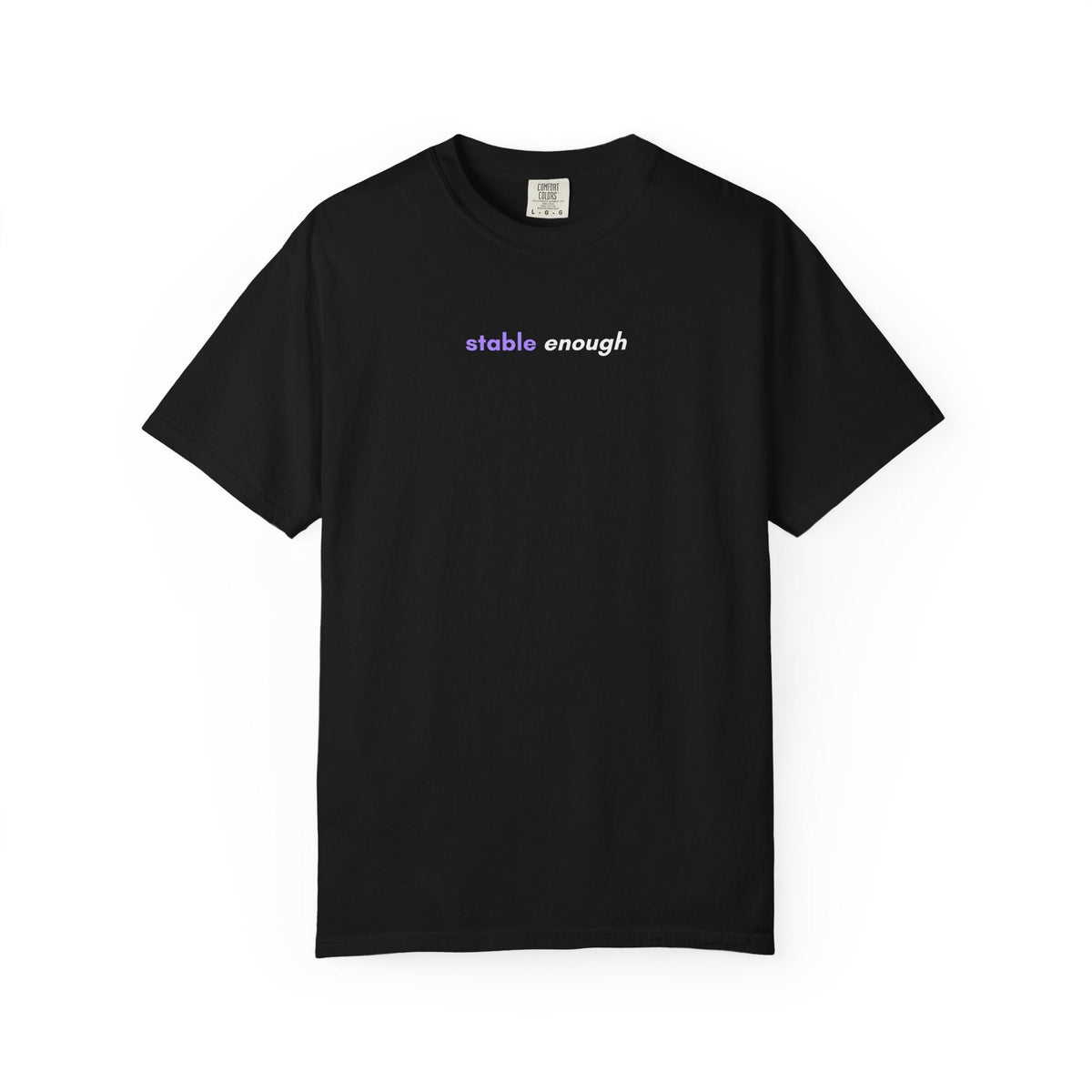 Stable Enough Epilepsy Awareness T-Shirt | Minimal Awareness Tee - Clothing, Unisex, T-Shirts - EpiAl's Shop