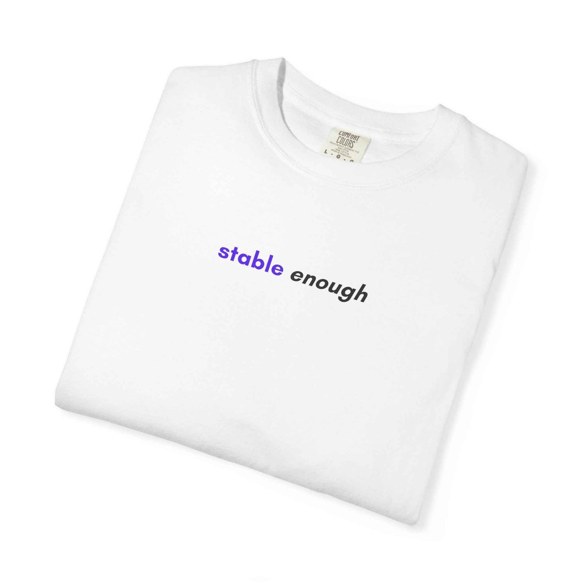 Stable Enough Epilepsy Awareness T-Shirt | Minimal Awareness Tee - Clothing, Unisex, T-Shirts - EpiAl's Shop